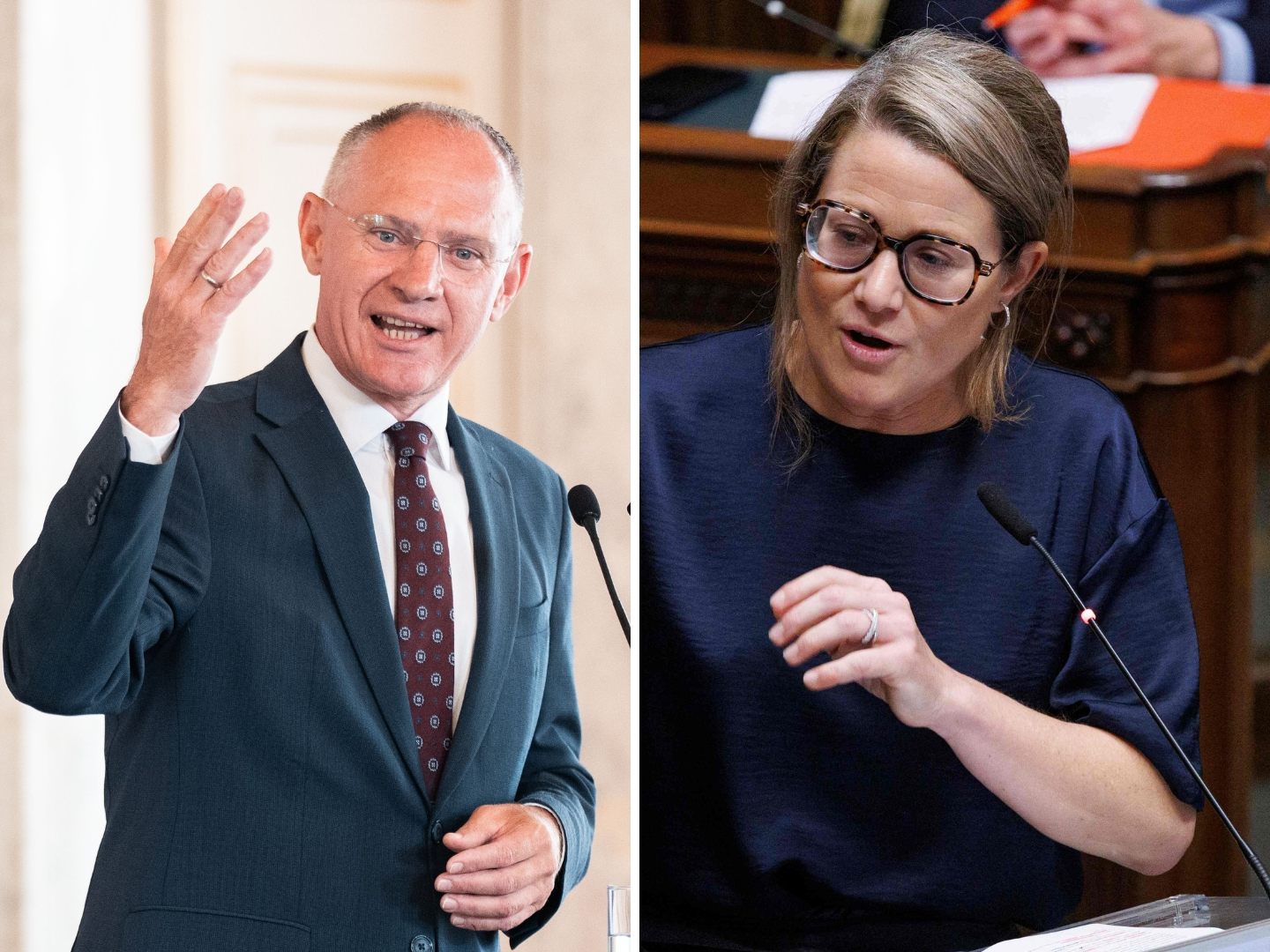 Innenminister Gerhard Karner trifft die belgische Migrationsministerin Anneleen Van Bossuyt zu einem Arbeitsgespräch über europäische Asyl- und Integrationspolitik.
