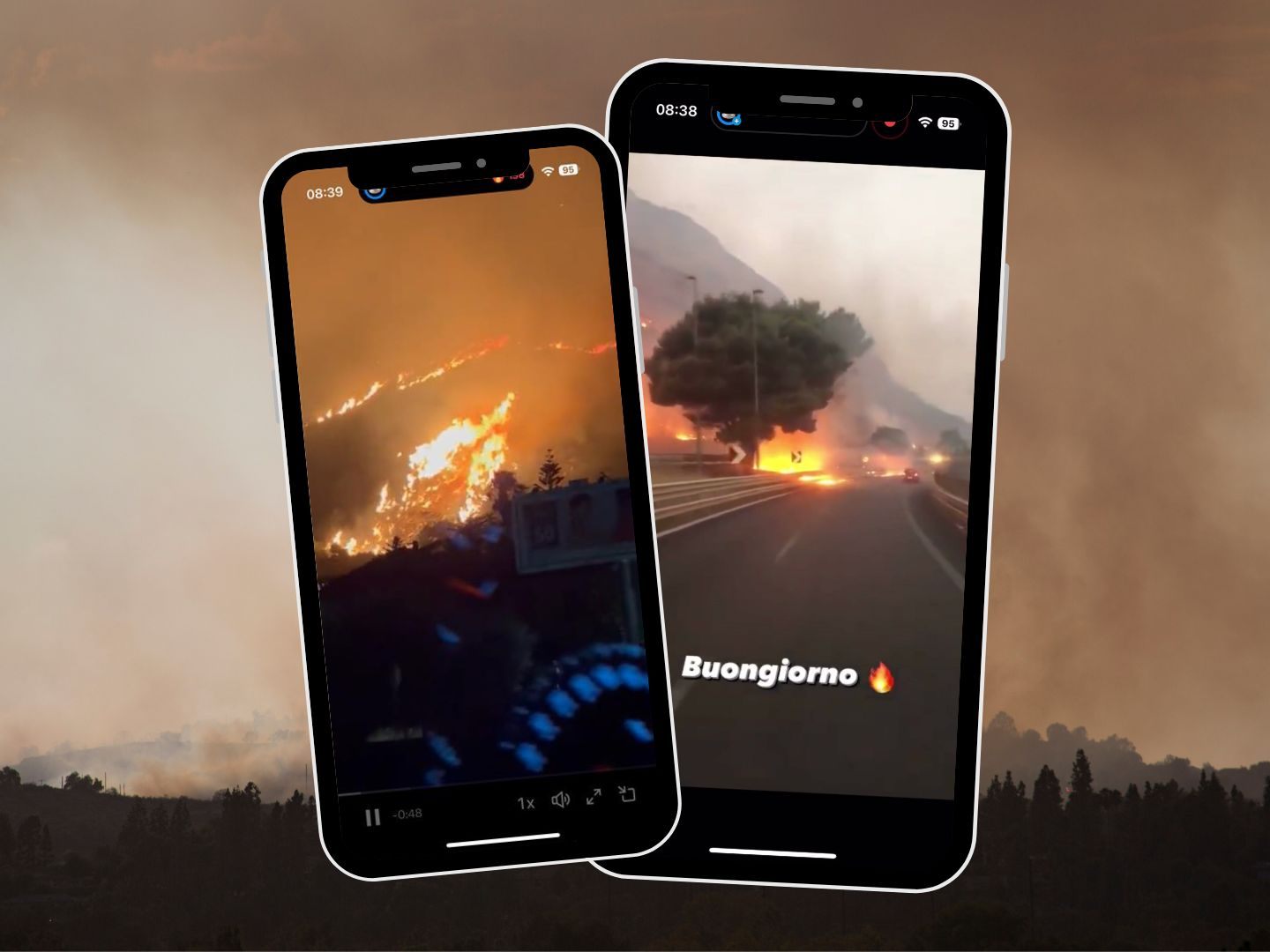 31.000 Hektar weg – Italiens Süden kämpft mit Flammen 31.000 Hektar weg – Italiens Süden kämpft mit Flammen