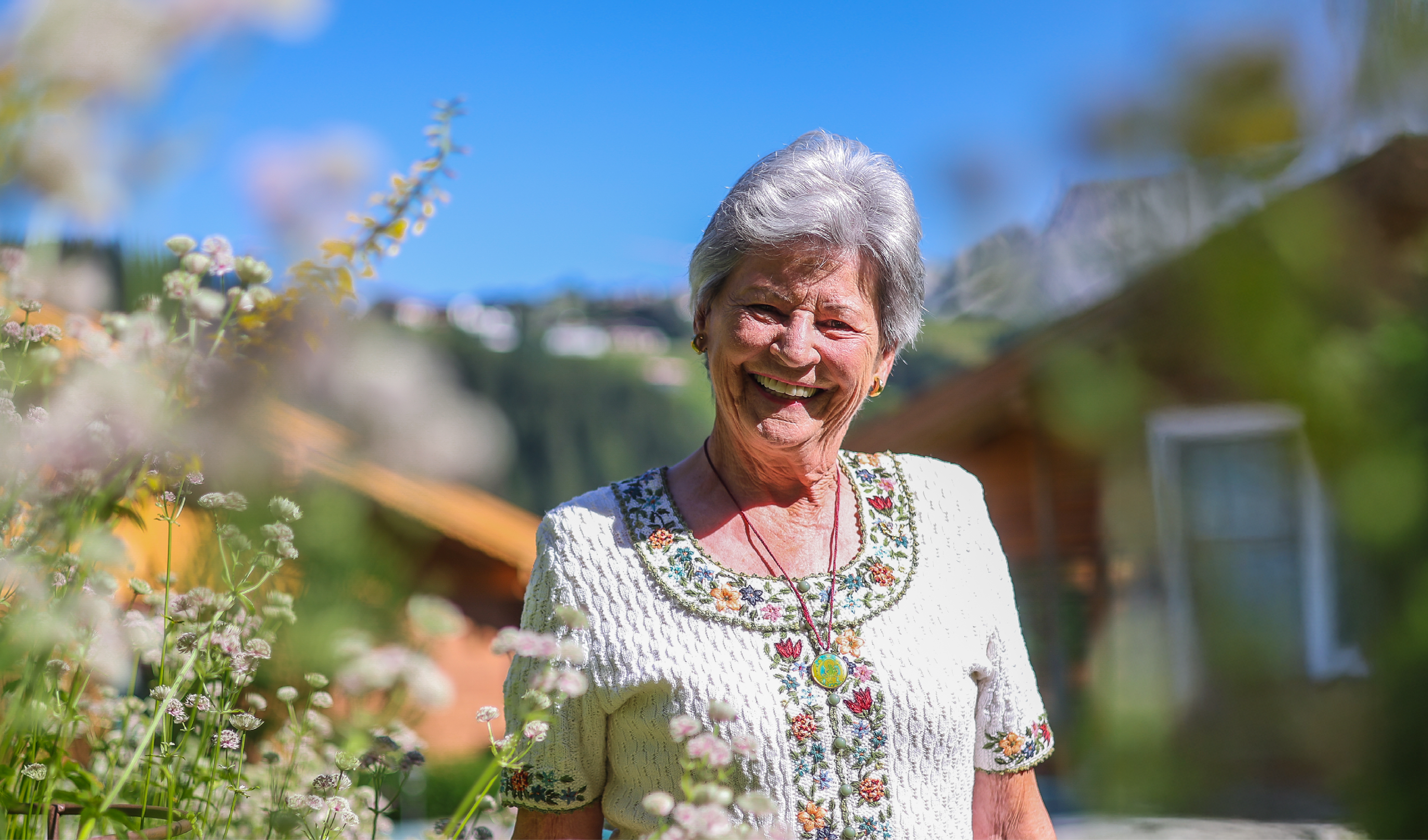Kristl Moosbrugger (82), Hotelierin
