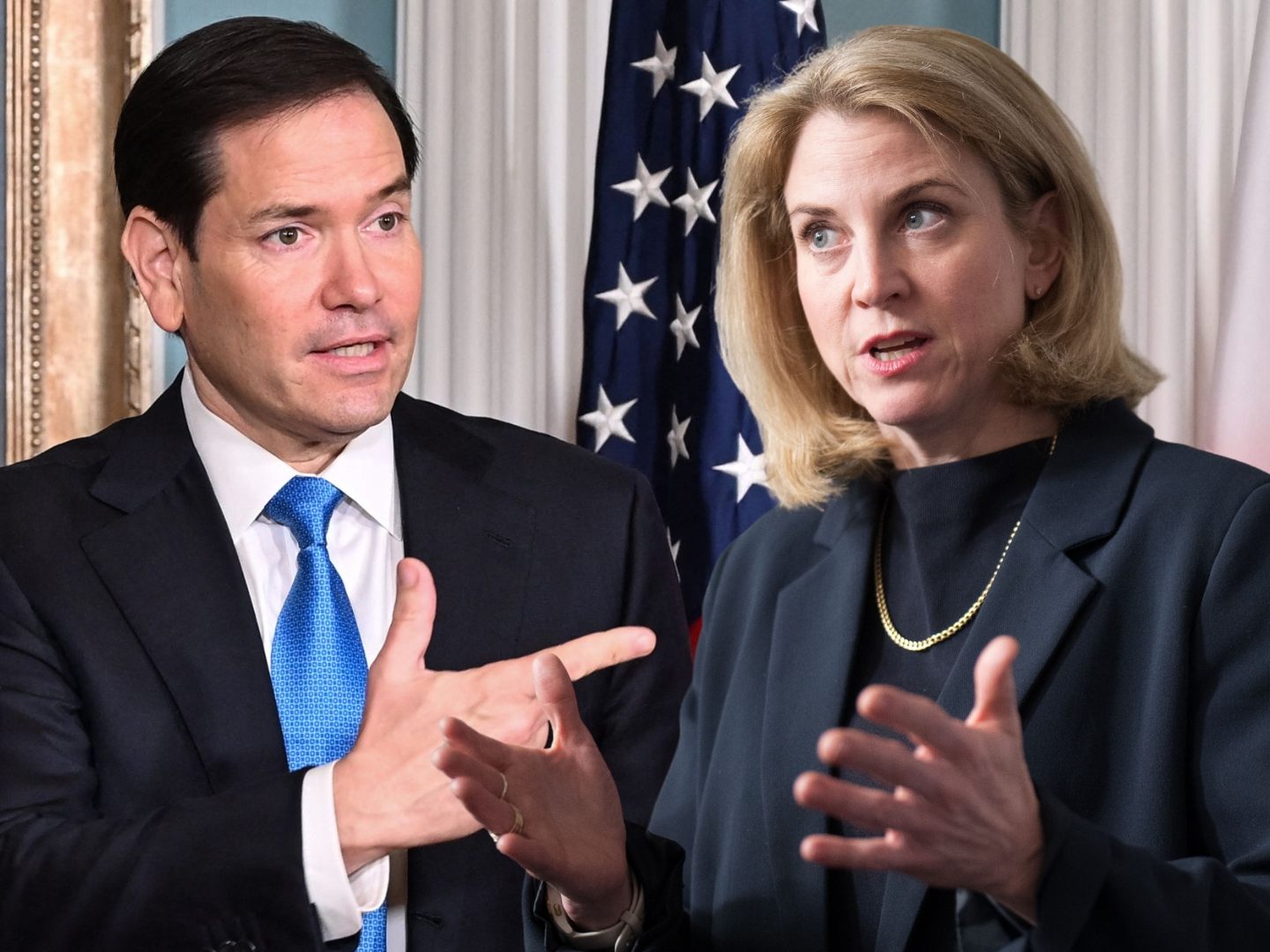 Außenministerin Beate Meinl-Reisinger reist nach Washington, wo sie US-Amtskollegen Marco Rubio zu Gesprächen über internationale Krisen und Handelsfragen treffen wird. Außenministerin Beate Meinl-Reisinger reist nach Washington, wo sie US-Amtskollegen Marco Rubio zu Gesprächen über internationale Krisen und Handelsfragen treffen wird.