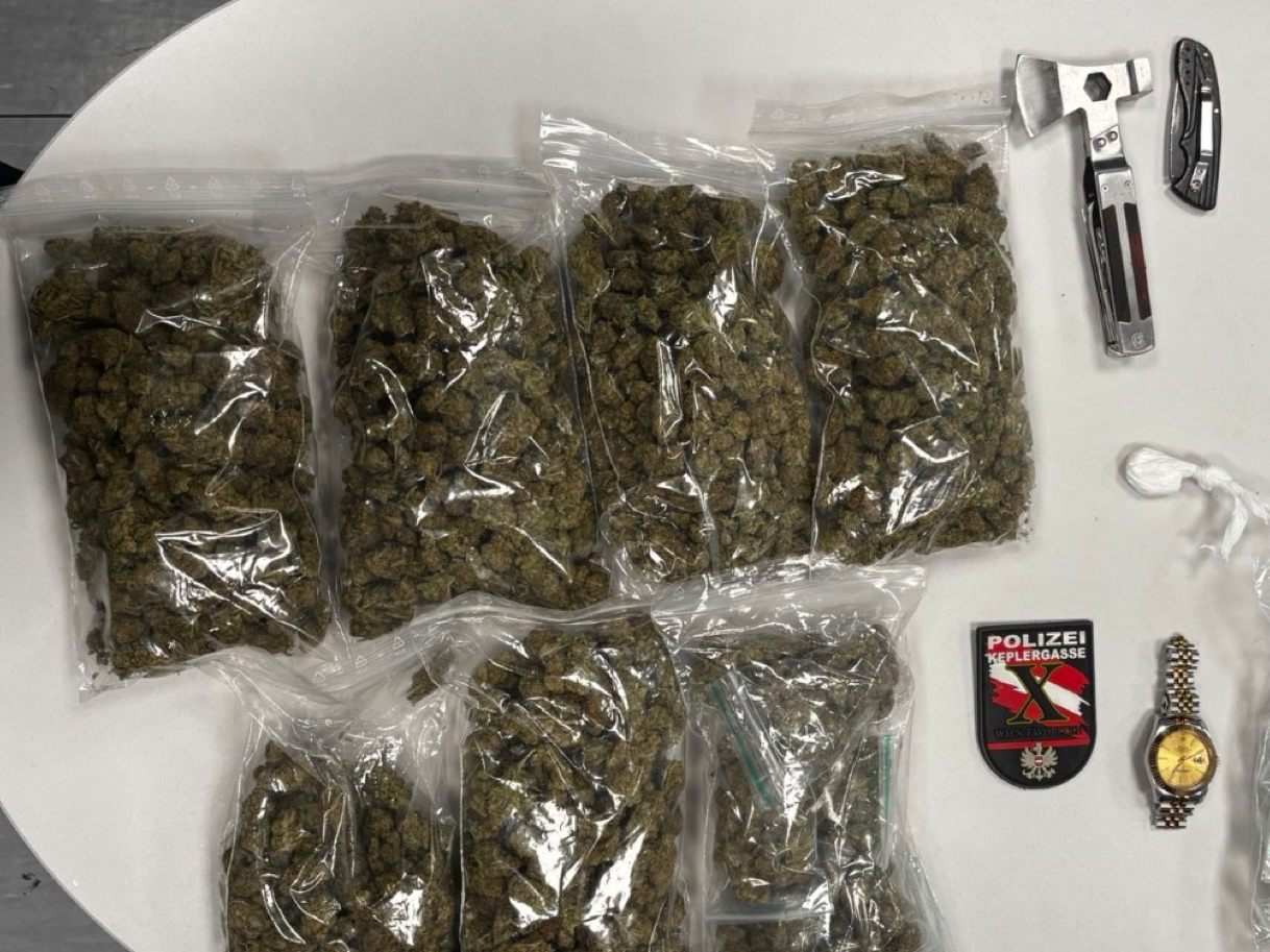 Ein 26-jähriger Drogendealer wurde in Wien festgenommen.