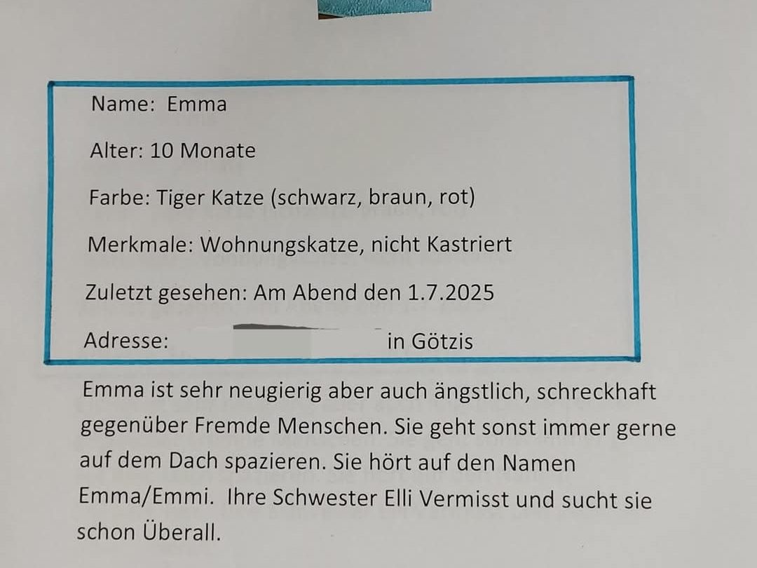 Vermisst