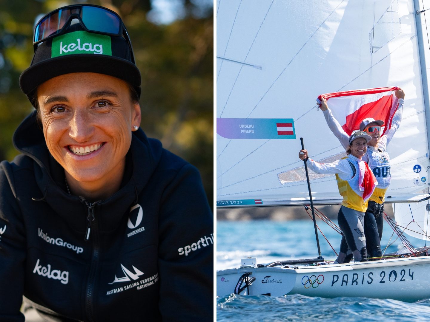 Bei den Olympischen Sommerspielen 2024 in Paris gewann Lara Vadlau gemeinsam mit ihrem langjährigen Segelpartner Lukas Mähr die Goldmedaille in der Bootsklasse 470er. Bei den Olympischen Sommerspielen 2024 in Paris gewann Lara Vadlau gemeinsam mit ihrem langjährigen Segelpartner Lukas Mähr die Goldmedaille in der Bootsklasse 470er.