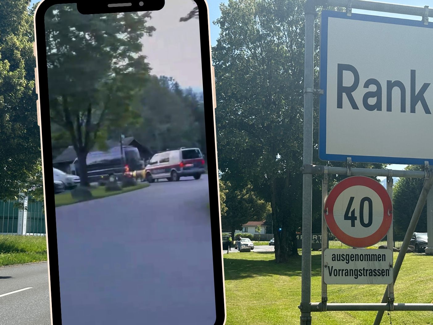 Ein Polizeieinsatz endete mit einer Anhaltung in Rankweil.