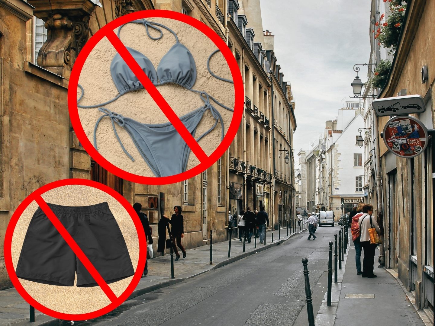 Les Sables-d’Olonne in Westfrankreich untersagt Bademode im Stadtgebiet – bei Verstößen droht ein Bußgeld von bis zu 150 Euro.
