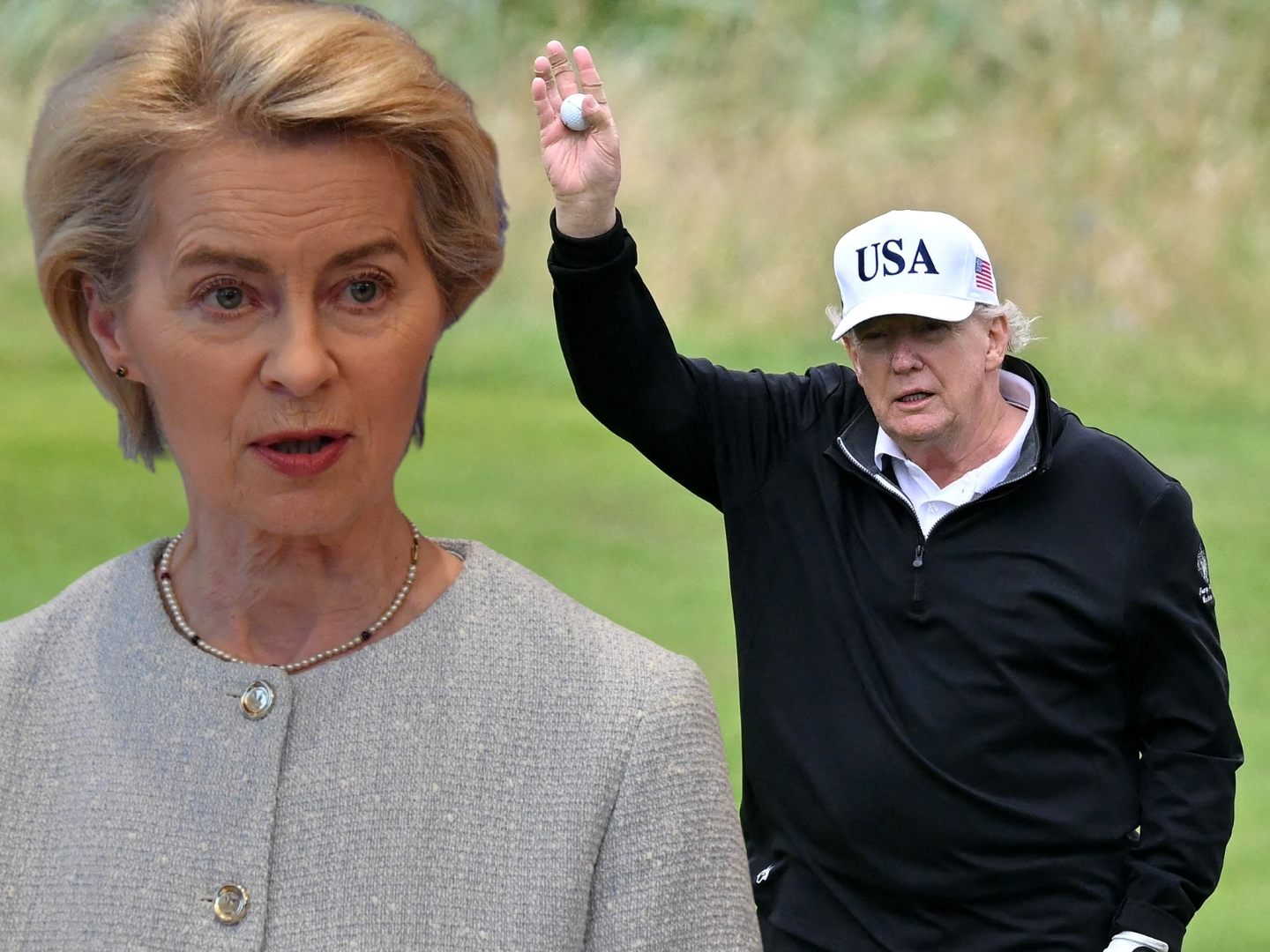US-Präsident Donald Trump und EU-Kommissionschefin Ursula von der Leyen treffen sich auf Trumps Golfplatz in Schottland, um über den Zollstreit zu verhandeln.