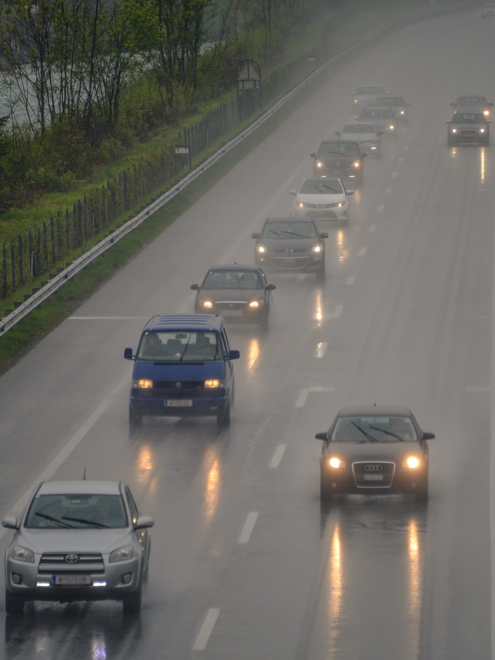 Bei Regen kann es auf der gesamten A14 zu gefährlichen Situationen kommen.