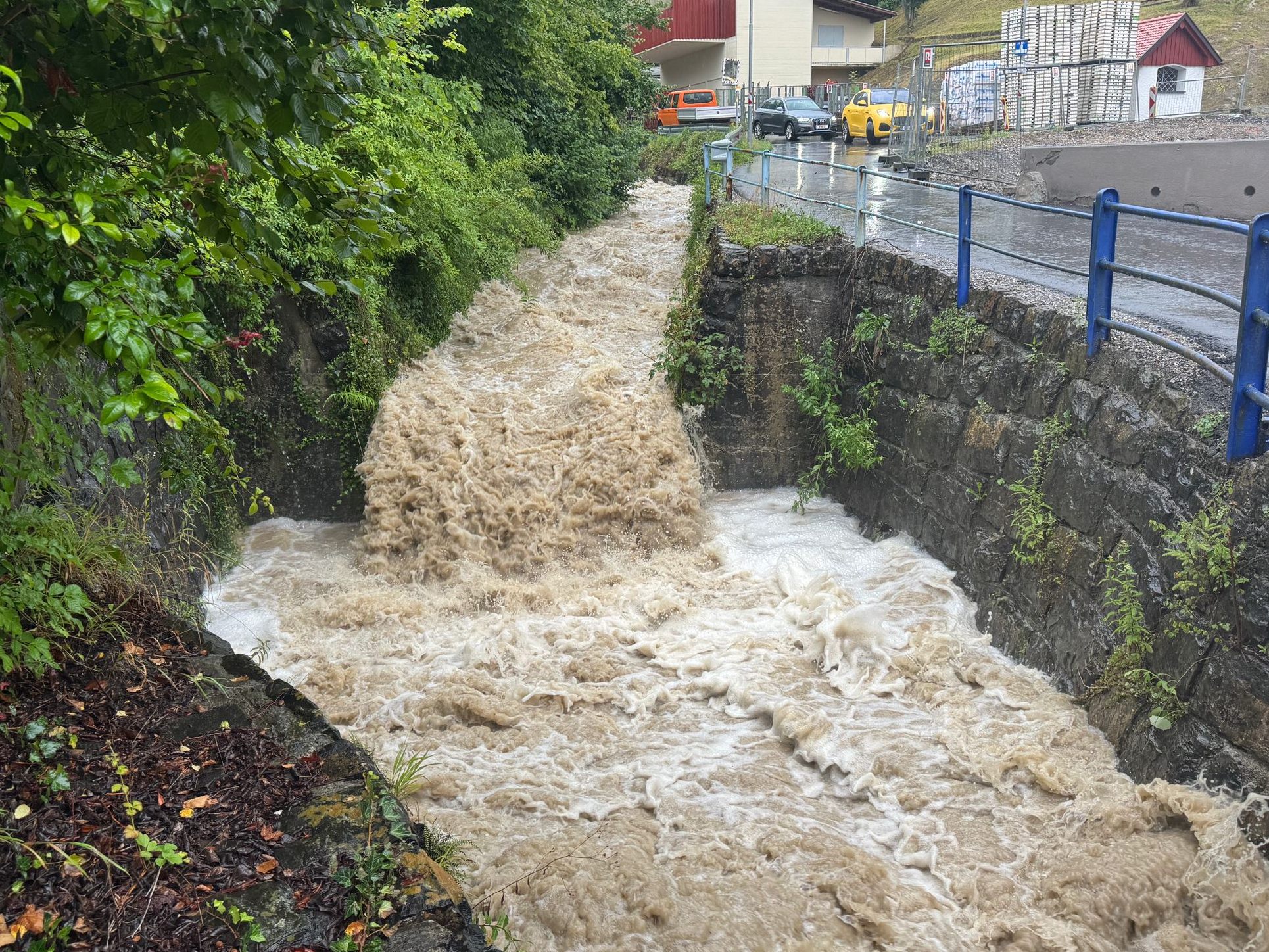 Der Rickenbach in Wolfurt.