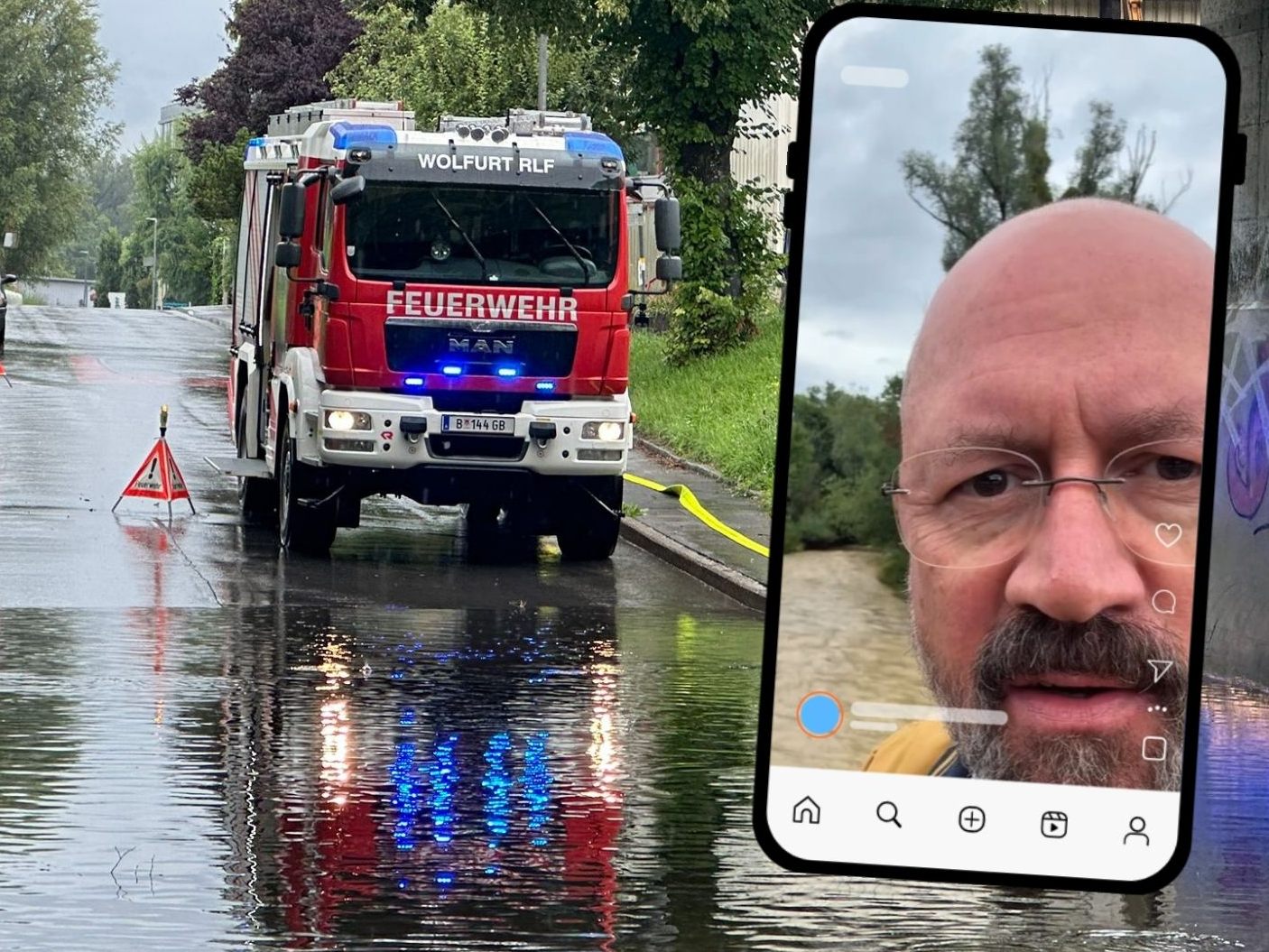 Bernie Weber: "Was gerade rund um den Bodensee passiert, ist kein Zufall. Es ist Klimawandel." Bernie Weber: "Was gerade rund um den Bodensee passiert, ist kein Zufall. Es ist Klimawandel."