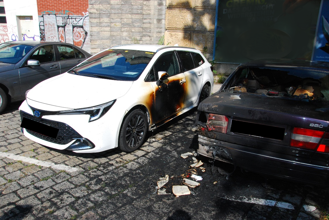 Pkw brannte in Wien-Landstraße