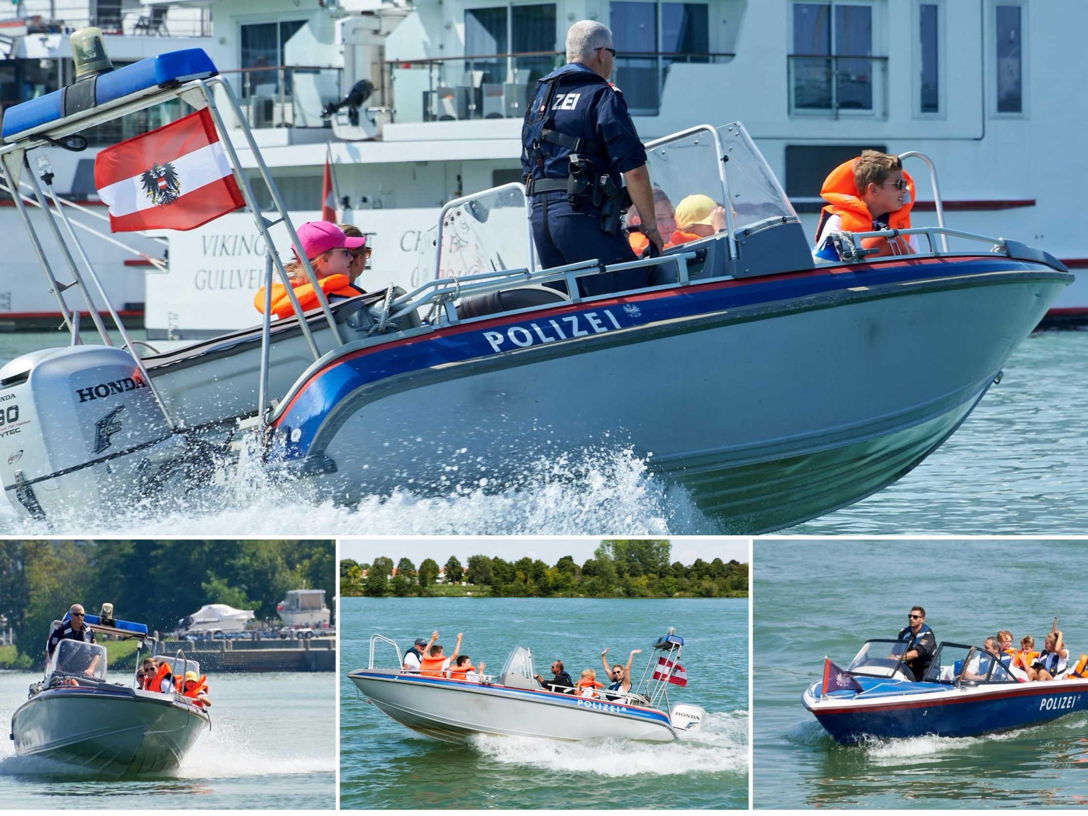 Einladung zum „WienXtra Ferienspiel“ mit der Wiener Wasserpolizei.