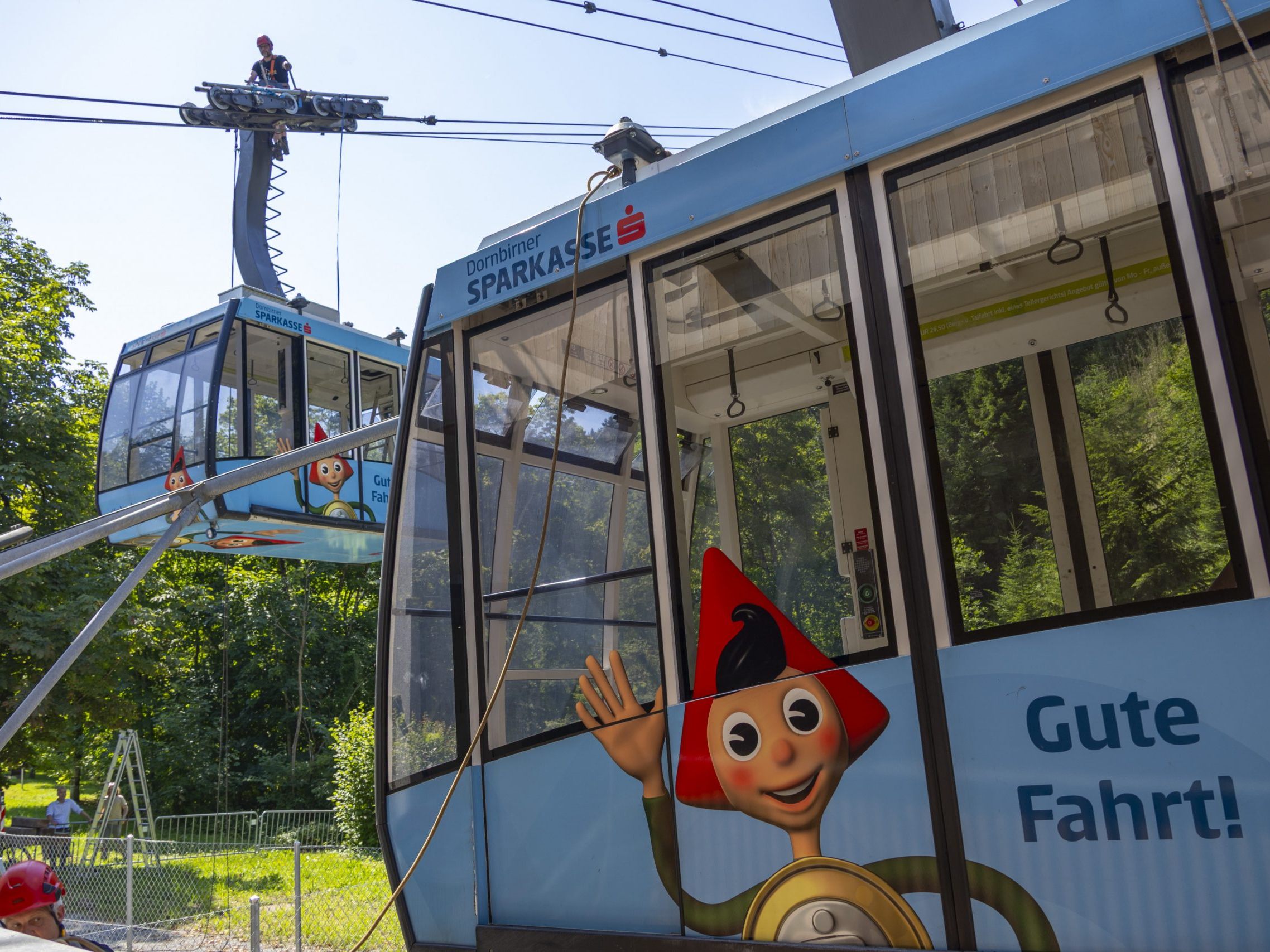 Die Karrenseilbahn könnte schon früher als gedacht wieder in Betrieb gehen.