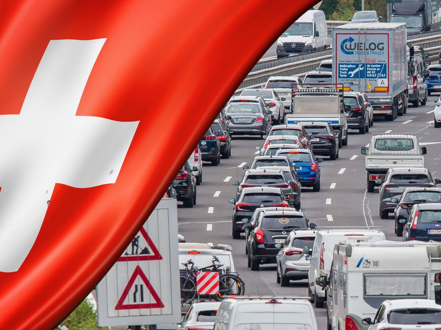Verkehrs- und Einkaufstrubel am 1. August erwartet.