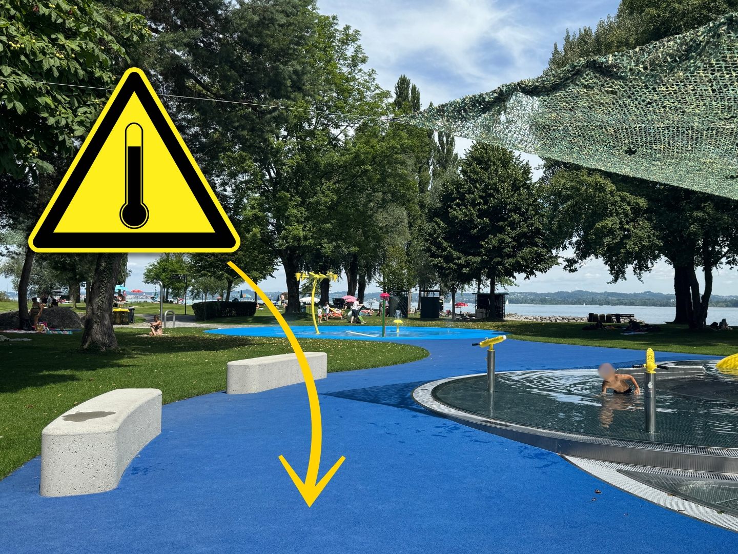 Laut Elternberichten gibt es im Kinderbereich des Bregenzer Strandbads einige Gefahrenstellen. Laut Elternberichten gibt es im Kinderbereich des Bregenzer Strandbads einige Gefahrenstellen.