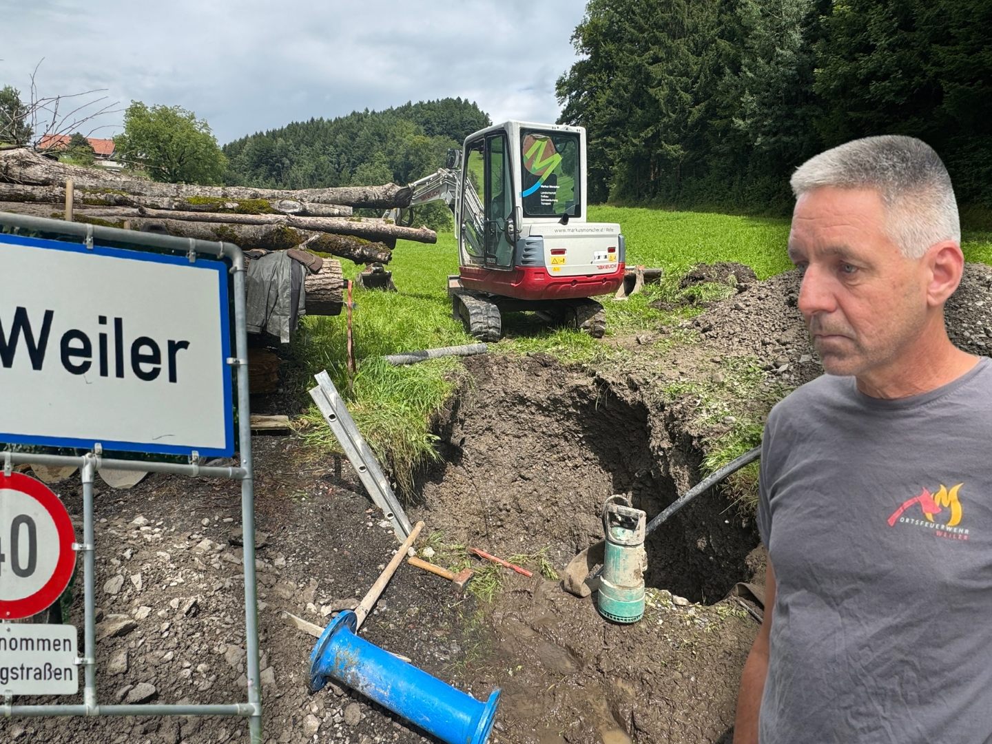 Was ist in Weiler über Nacht passiert?