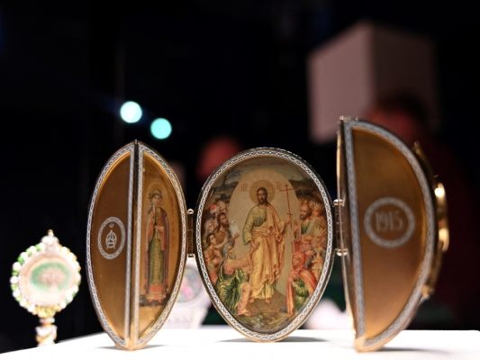 Veranschaulichung eines Faberge-Eies (Archiv) Veranschaulichung eines Faberge-Eies (Archiv)