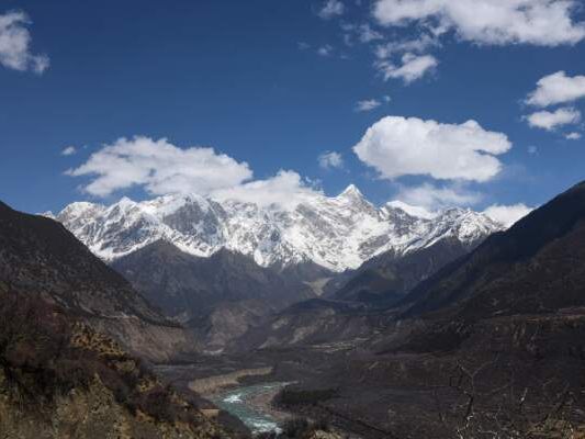 Yarlung-Zangbo-Canyon im Bezirk Megok in West-Tibet (China, Archiv)