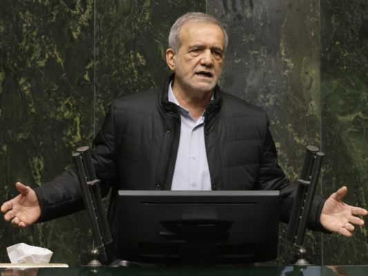 Irans Präsident Masoud Pezeshkian Irans Präsident Masoud Pezeshkian