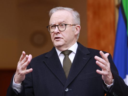 Australiens Premier Albanese für Zwei-Staaten-Lösung Australiens Premier Albanese für Zwei-Staaten-Lösung