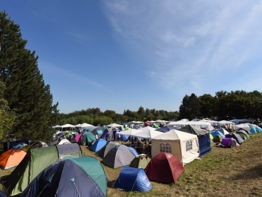 Die Campingplätze beim Frequency in St. Pölten werden sich bis Mittwoch füllen