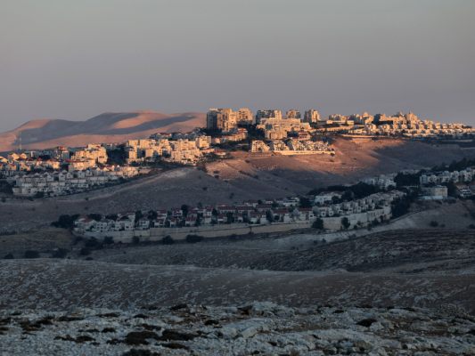 Blick auf die Siedlung Maale Adumim bei Jerusalem Blick auf die Siedlung Maale Adumim bei Jerusalem