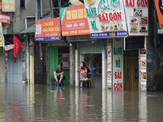 Der Taifun Kajiki hat große Schäden in Vietnam angerichtet. Der Taifun Kajiki hat große Schäden in Vietnam angerichtet.