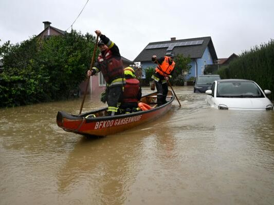 Zillenfahrer der Feuerwehr in Rust im Tullnerfeld Zillenfahrer der Feuerwehr in Rust im Tullnerfeld