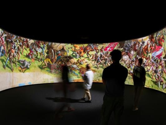 Das größte digitale Bild der Welt: "Die Schlacht von Murten" Das größte digitale Bild der Welt: "Die Schlacht von Murten"