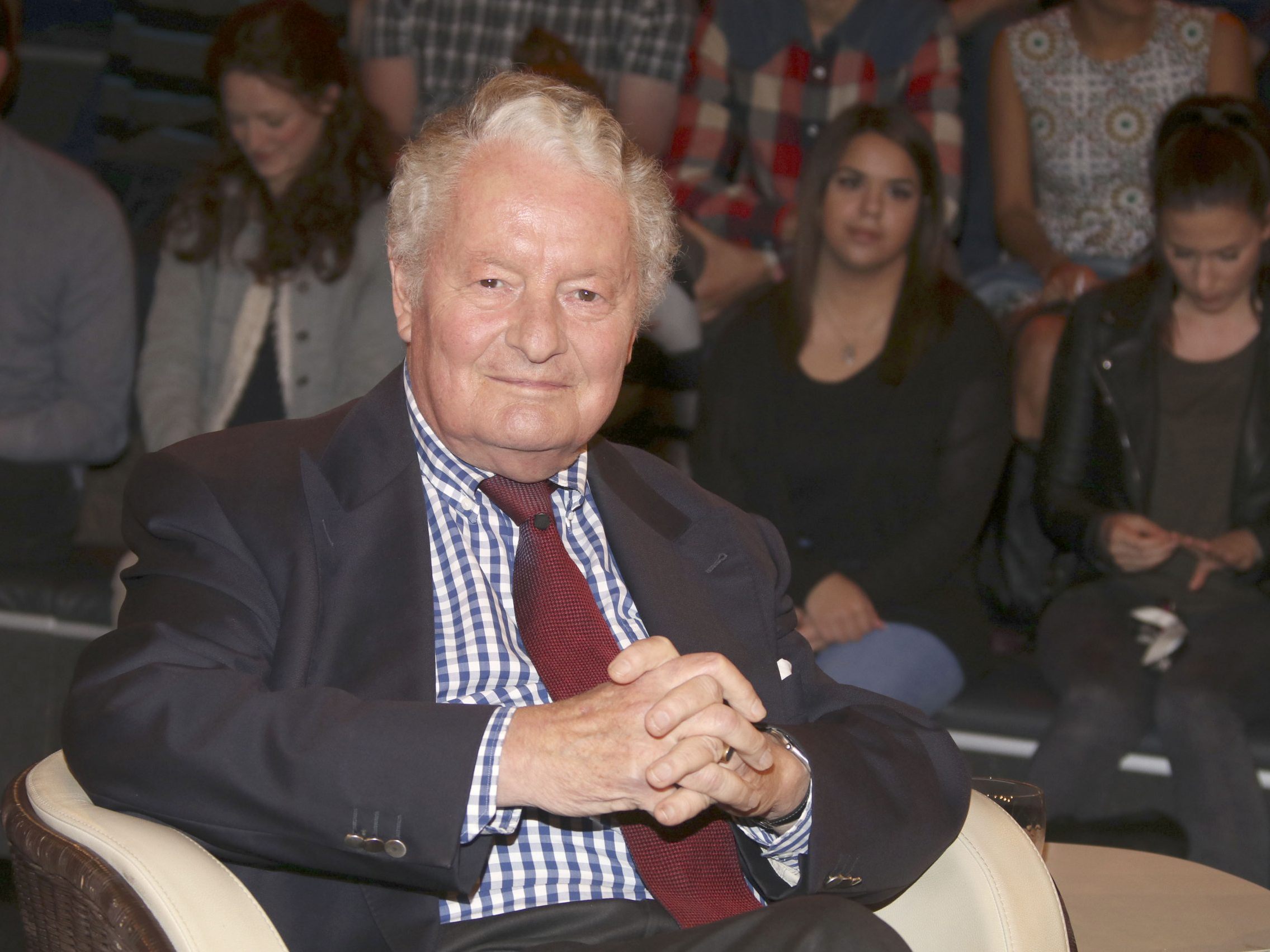 Rolf Seelmann-Eggebert zu Gast in der ZDF-Talkshow „Markus Lanz“ im Studio Stahltwiete in Hamburg am 29. Juni 2016.