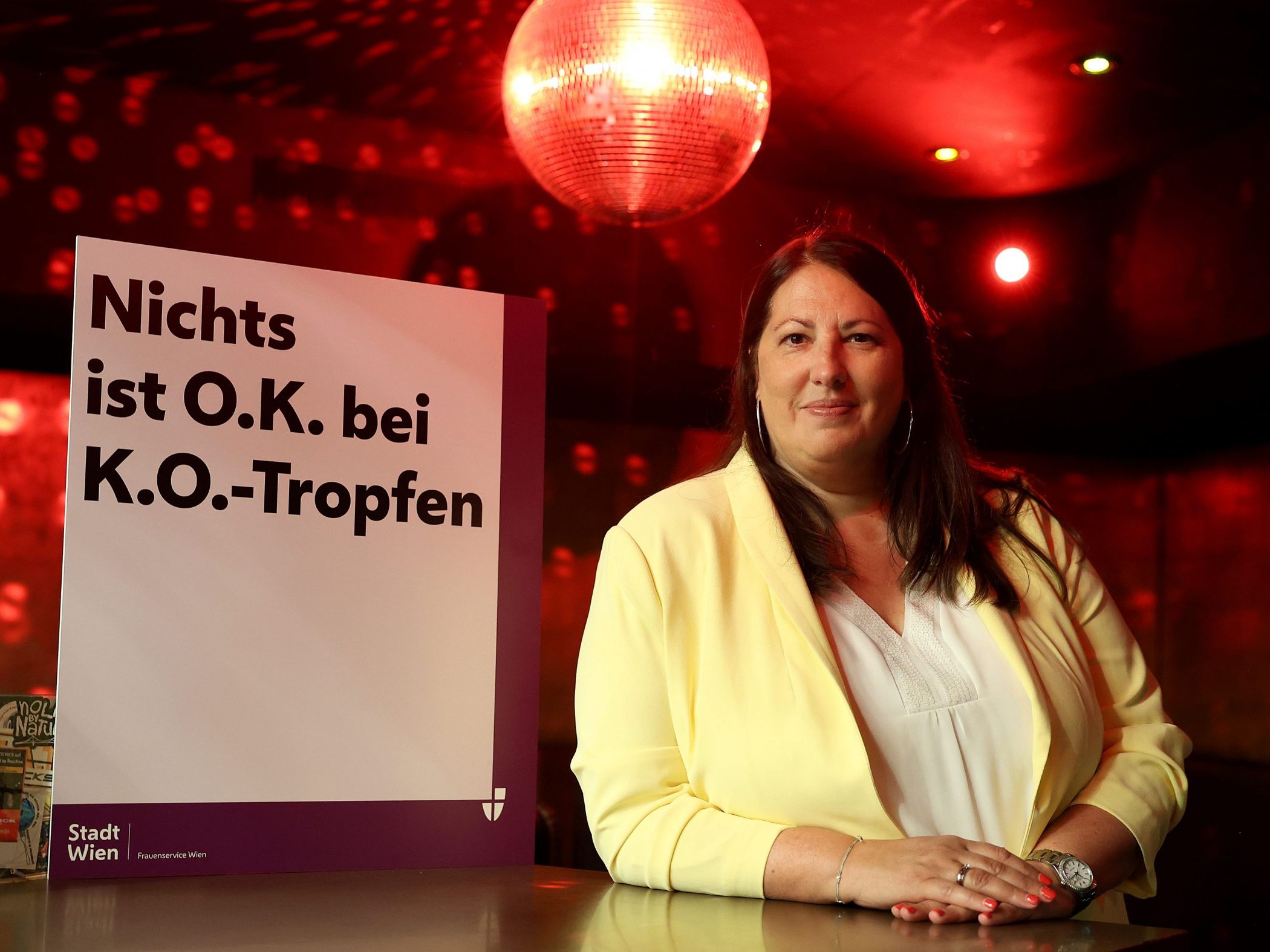 "K.O.-Tropfen Kampange" der Stadt Wien. "K.O.-Tropfen Kampange" der Stadt Wien.