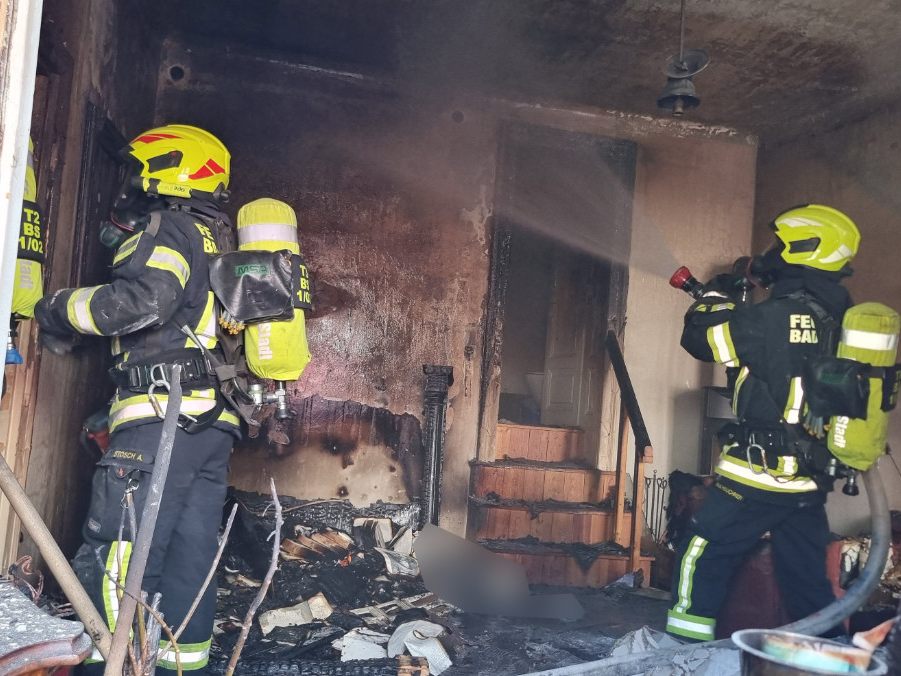 Feuerwehreinsatz in Niederösterreich.