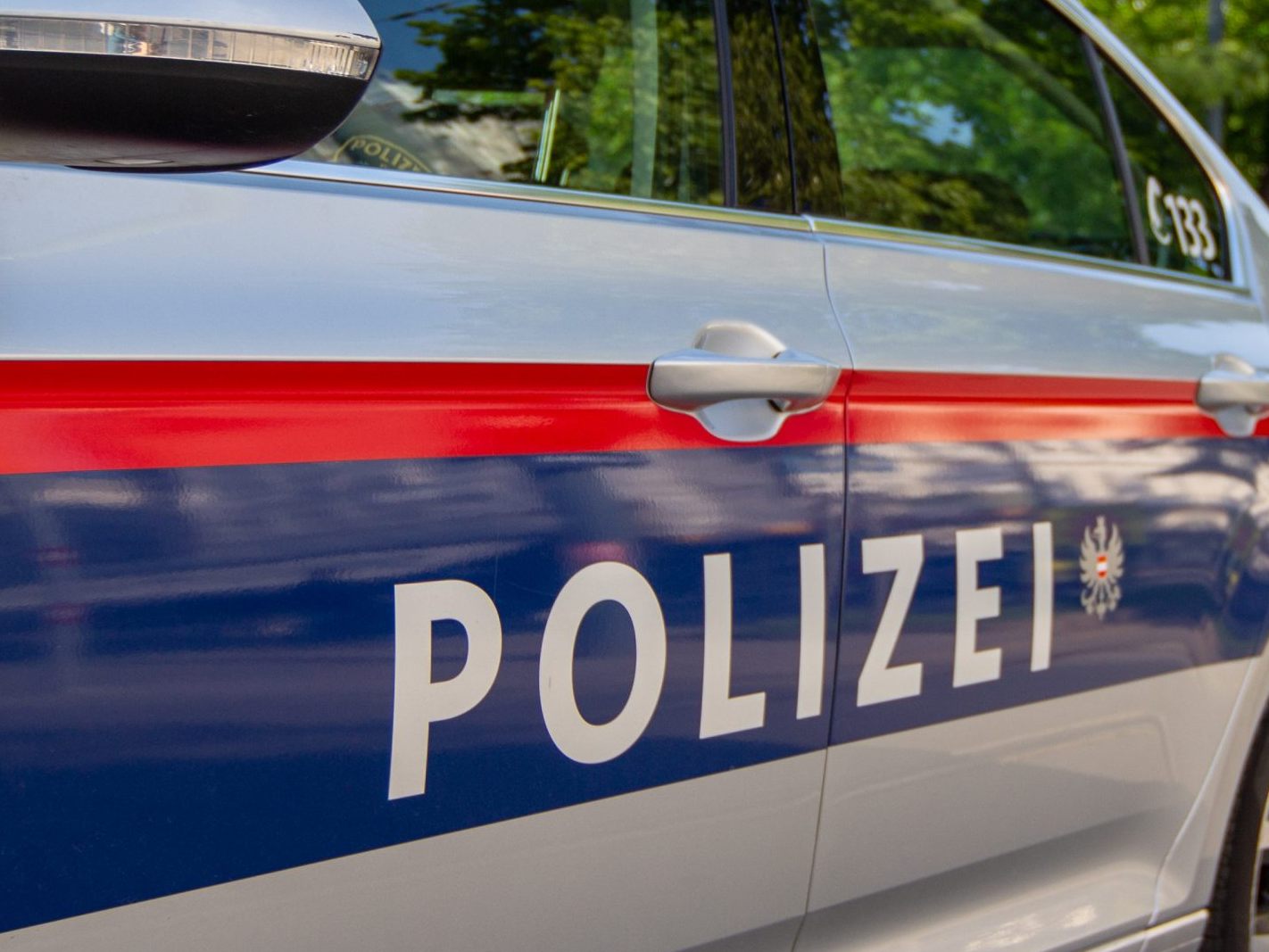 Polizeieinsatz in Wien-Landstraße. Polizeieinsatz in Wien-Landstraße.