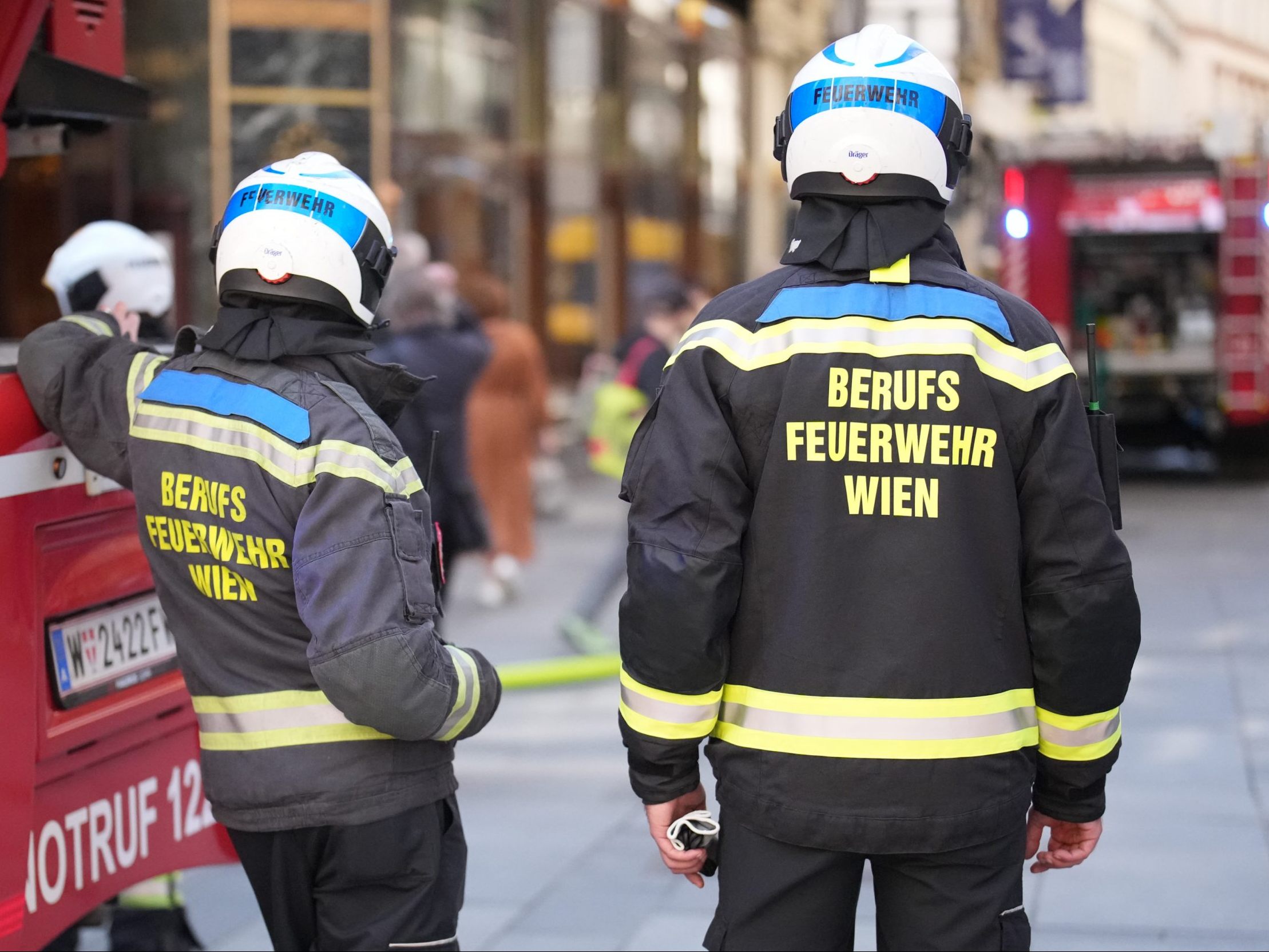 In einer Wiener Recyclingfirma brannte es.