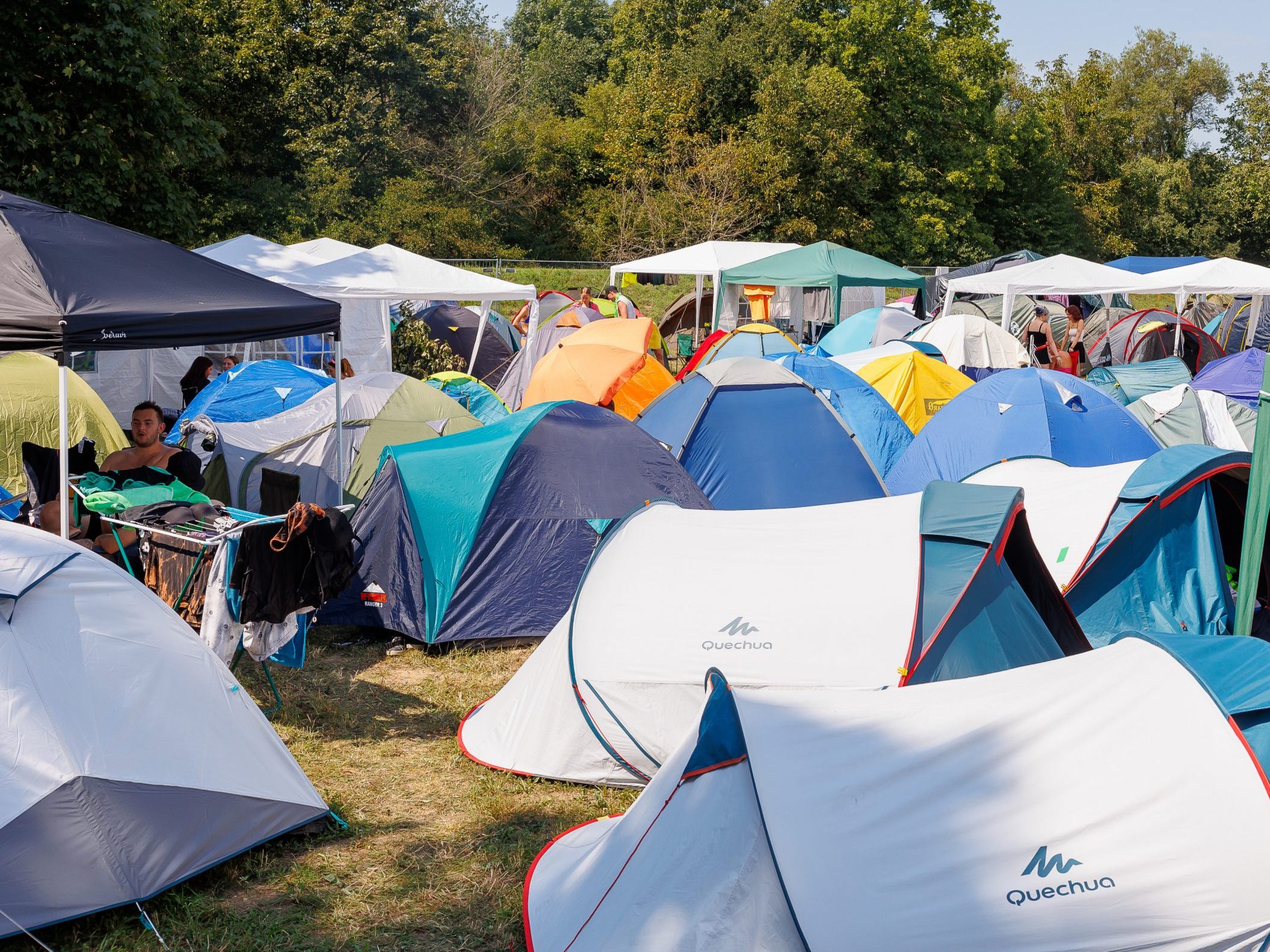 Startschuss für das "Early Camping" am Frequency-Festival in St. Pölten. Startschuss für das "Early Camping" am Frequency-Festival in St. Pölten.