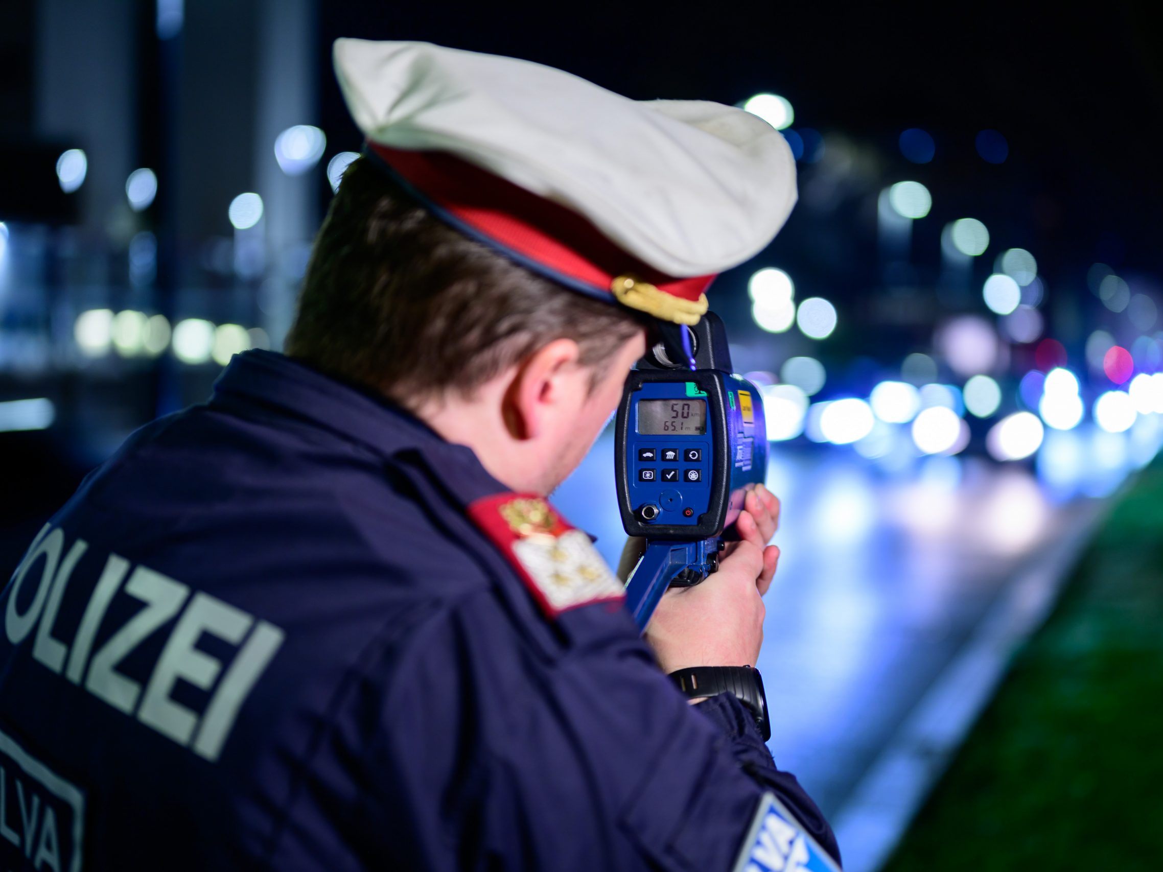 Erfolgreicher Schwerpunkt gegen Raser in Wien.