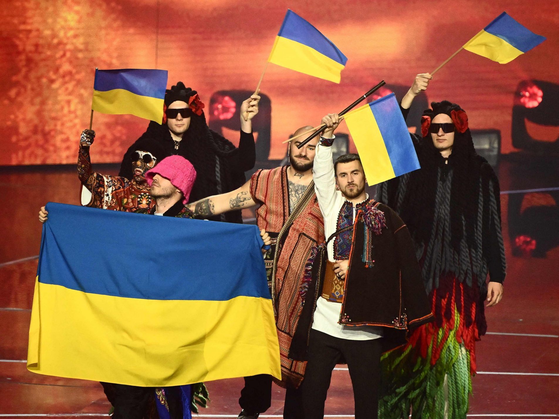 Kalush Orchestra gewann den ESC 2022 für die Ukraine. Kalush Orchestra gewann den ESC 2022 für die Ukraine.