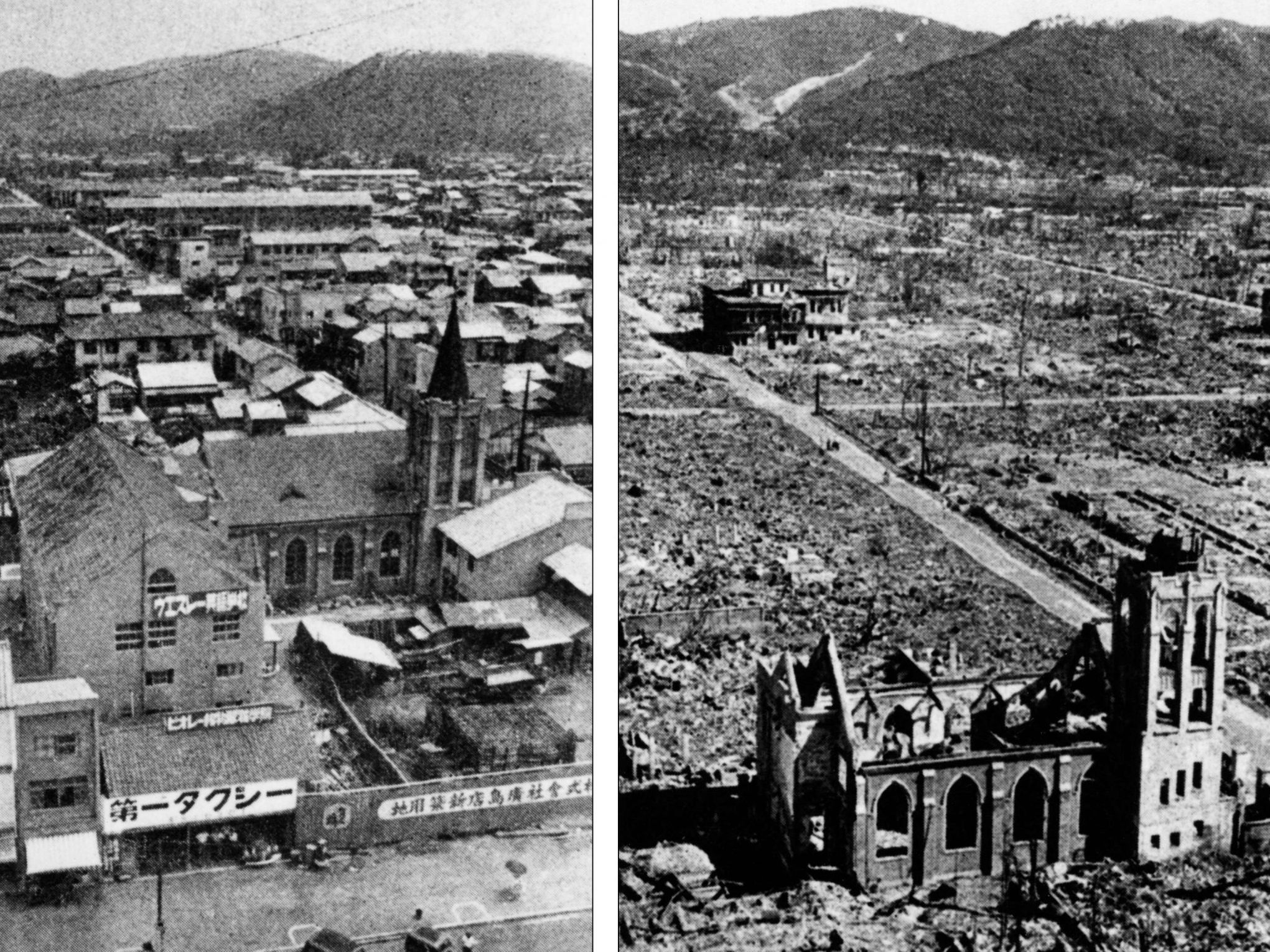 90 Prozent Hiroshimas wurden durch die Atombombe zerstört, 70.000 Menschen starben sofort. 90 Prozent Hiroshimas wurden durch die Atombombe zerstört, 70.000 Menschen starben sofort.