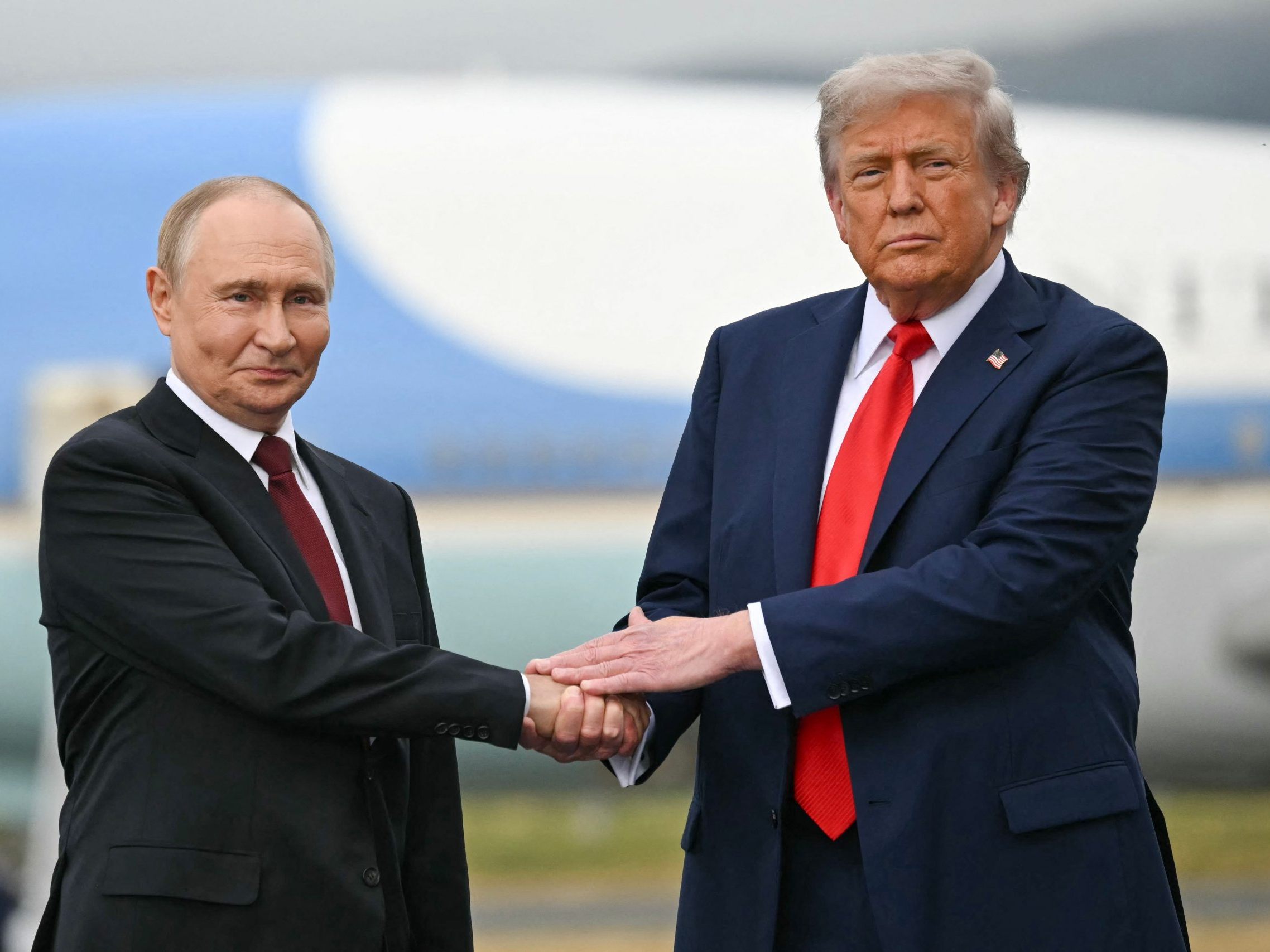 Putin und Trump in Anchorage angekommen Putin und Trump in Anchorage angekommen