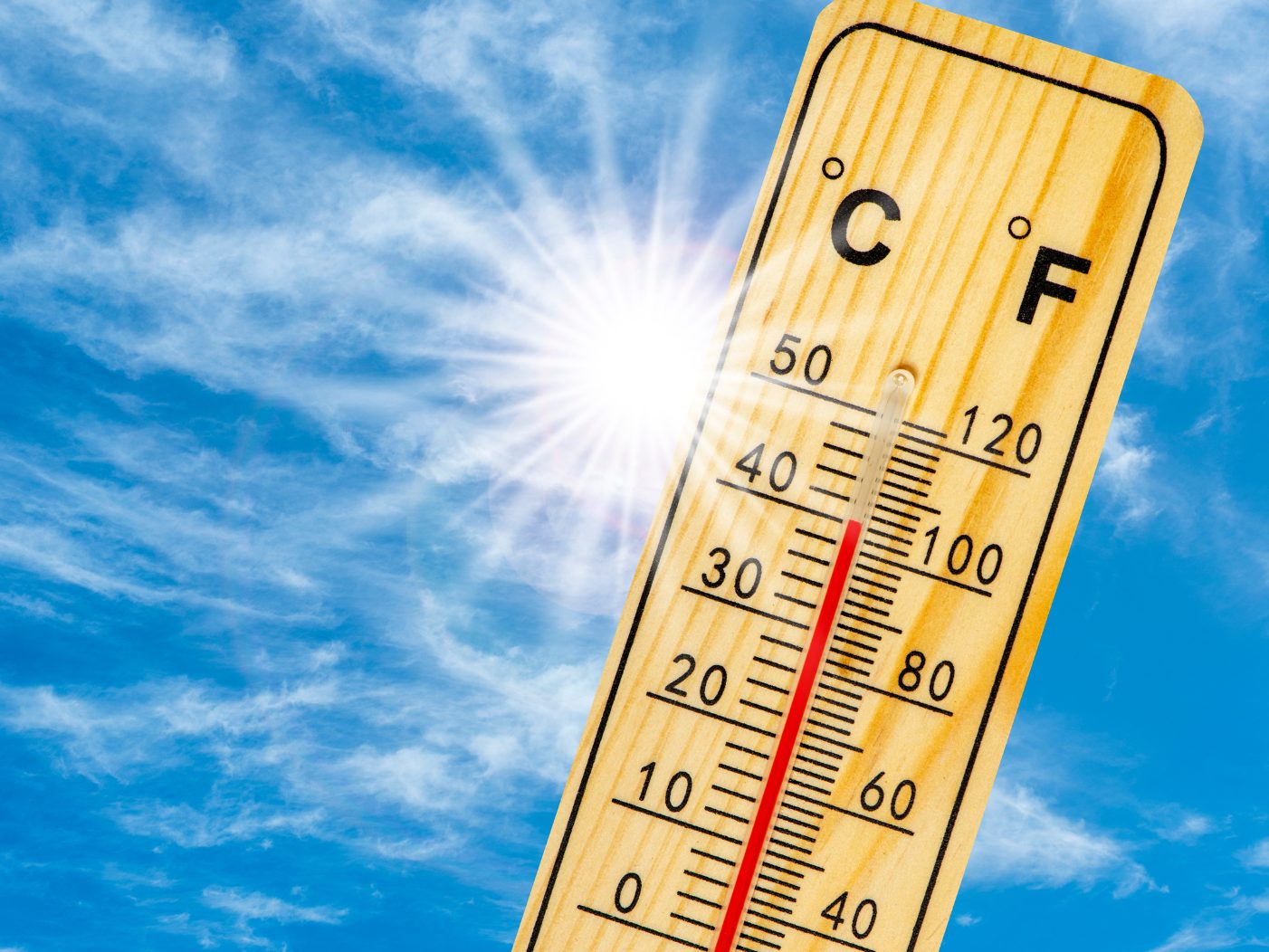 Klimawandelbedingt steigt die Zahl der Hitzewellen. Klimawandelbedingt steigt die Zahl der Hitzewellen.