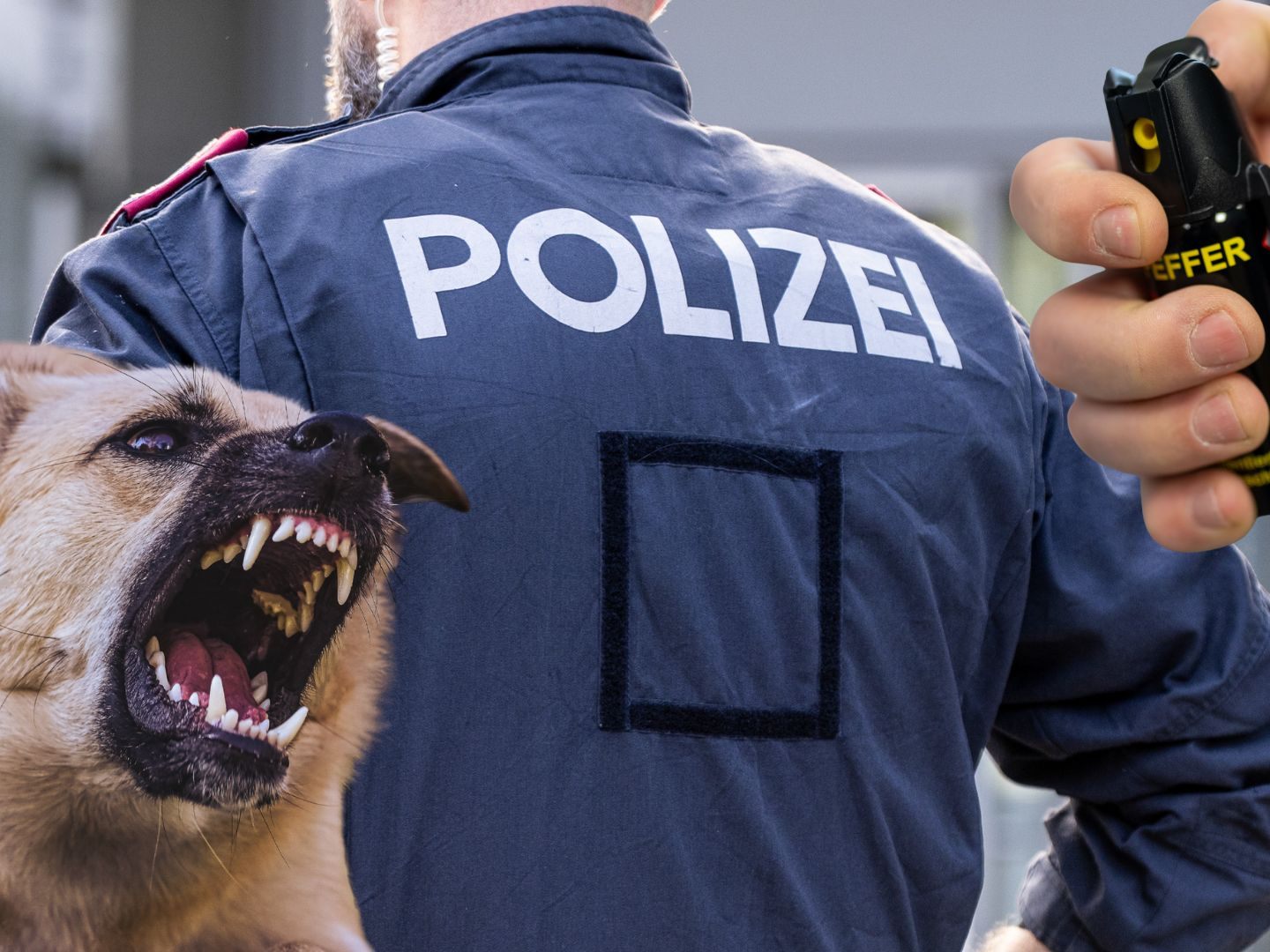 Polizeieinsatz in Wien-Donaustadt.