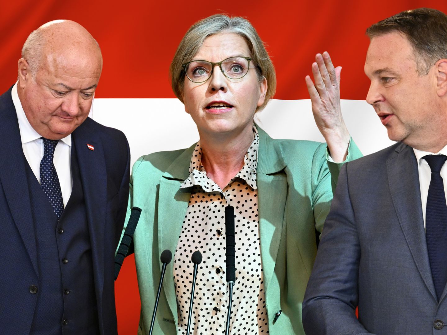 Grünen-Chefin Gewessler kritisiert die Regierung als „Ankündigungsweltmeister“. Grünen-Chefin Gewessler kritisiert die Regierung als „Ankündigungsweltmeister“.
