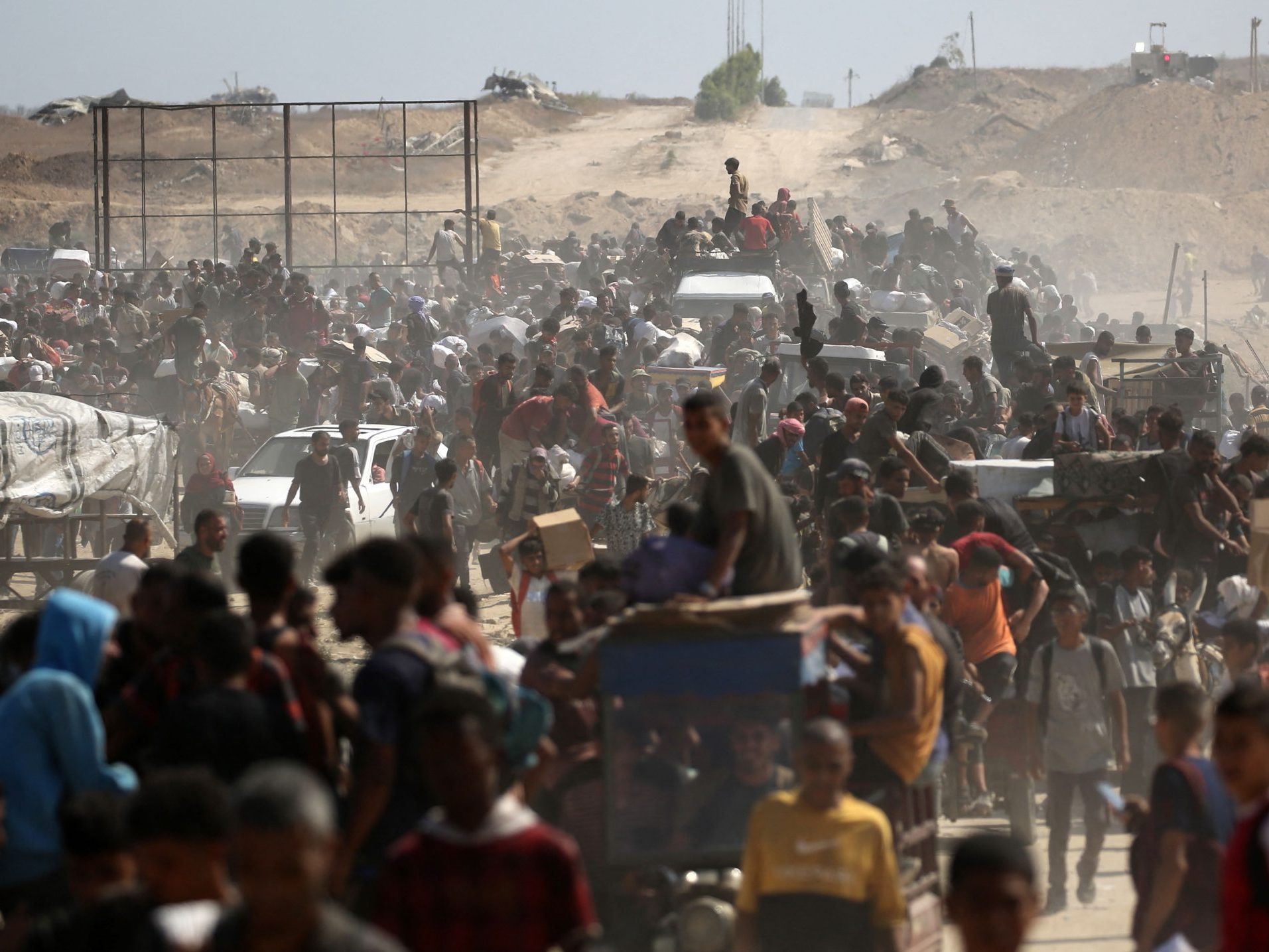 Die Versorgung Gazas mit Nahrung und Hilfsgütern verläuft chaotisch und ineffektiv.