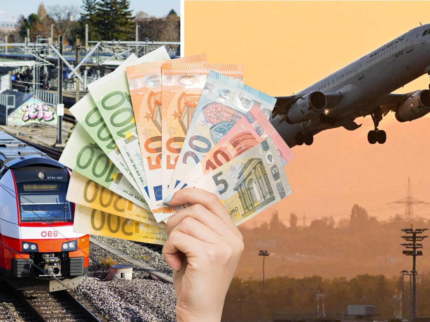 Greenpeace hat europäische Reiseverbindungen verglichen und festgestellt, dass Zugtickets auf vielen Strecken deutlich teurer sind als Flüge – auch bei Reisen von und nach Österreich. Greenpeace hat europäische Reiseverbindungen verglichen und festgestellt, dass Zugtickets auf vielen Strecken deutlich teurer sind als Flüge – auch bei Reisen von und nach Österreich.