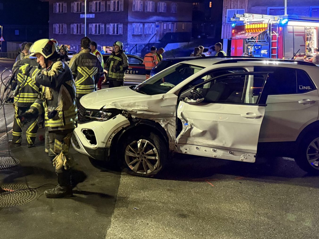 Am Freitagabend kam es zu einem Unfall in Lingenau.
