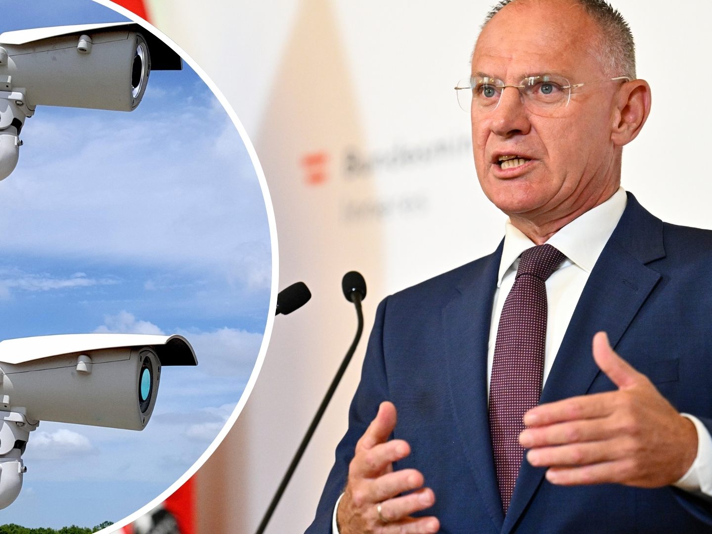 Kritik an Karner: Innenministerium will nächsten Schritt gegen Privatsphäre der Bevölkerung setzen. Kritik an Karner: Innenministerium will nächsten Schritt gegen Privatsphäre der Bevölkerung setzen.