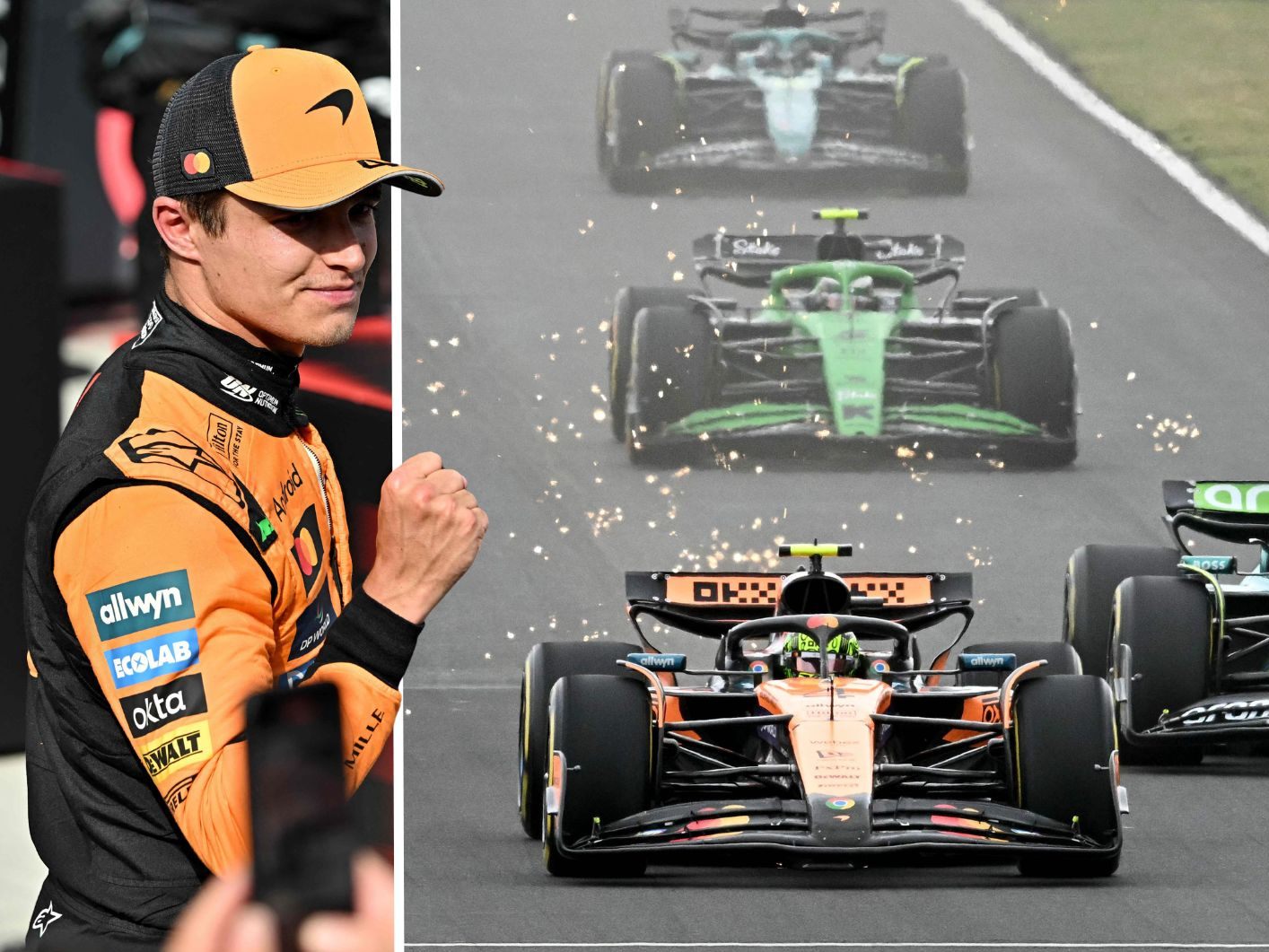 Lando Norris gewinnt in Ungarn.