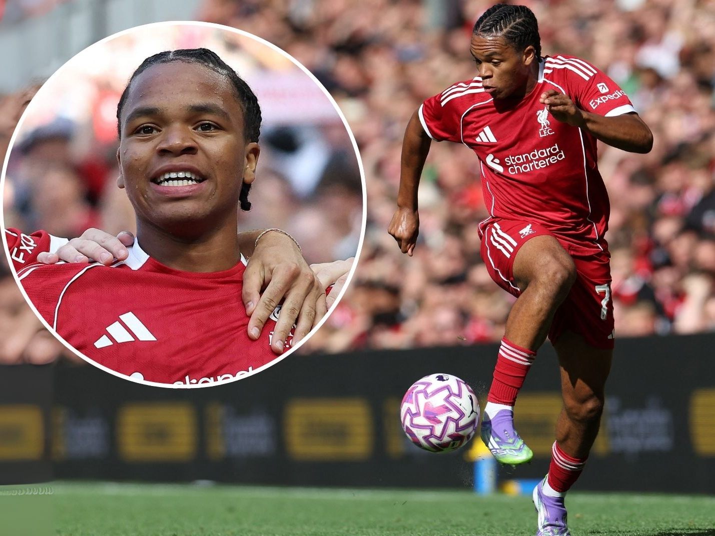"Wunderkind" entzückt Liverpool: Ngumoha trifft für das Geschichtsbuch. "Wunderkind" entzückt Liverpool: Ngumoha trifft für das Geschichtsbuch.