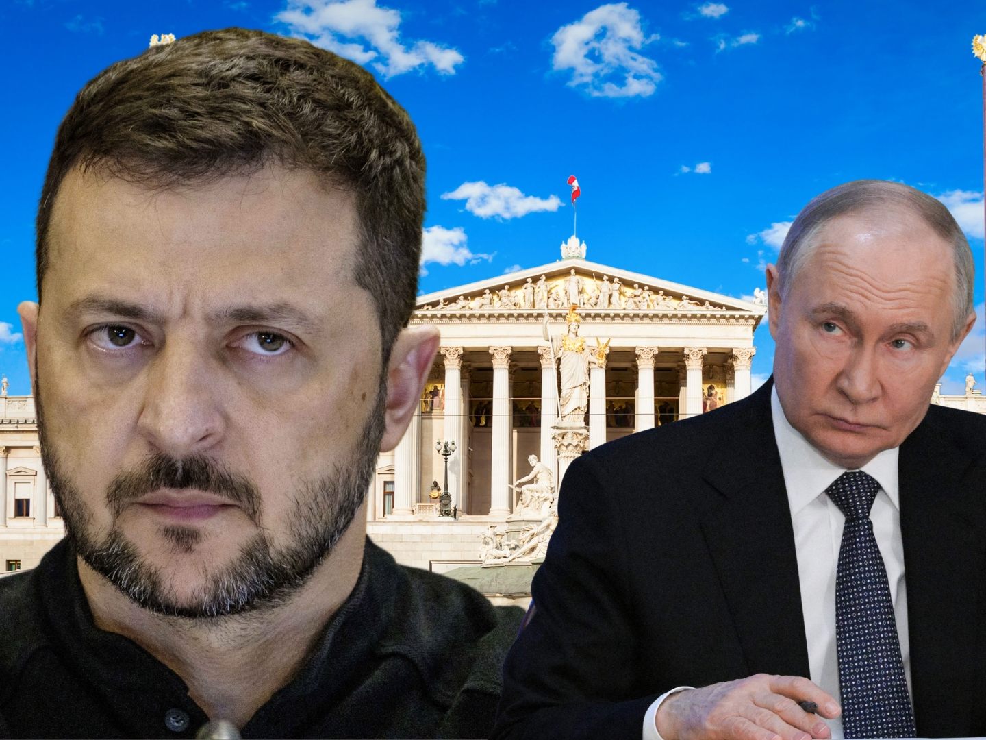 elenskyj schlägt Wien als möglichen Ort für einen Friedensgipfel mit Putin vor.