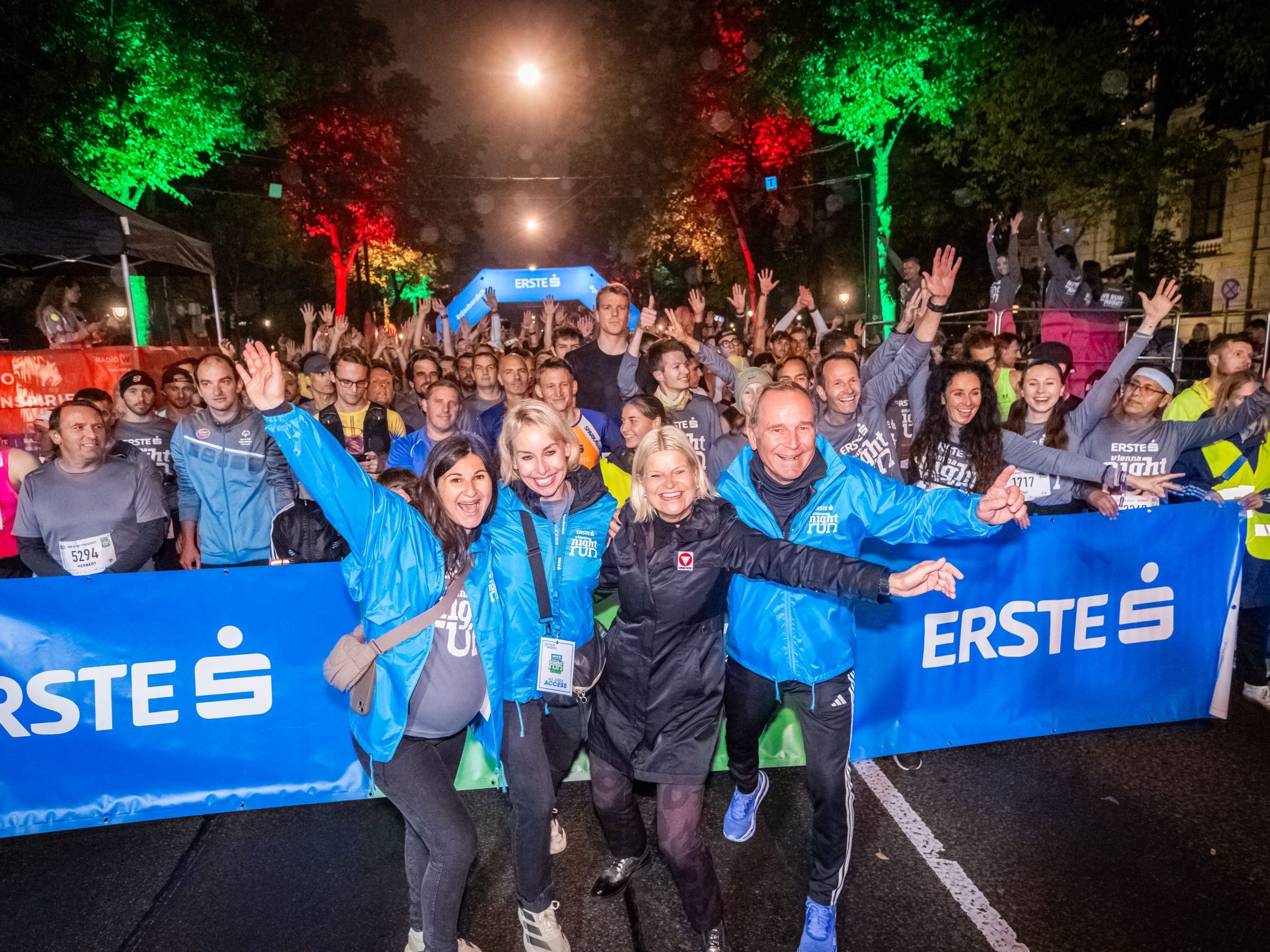 Ganz schön viel los: Der "erste bank vienna night run" erlebte seine 19. Auflage.