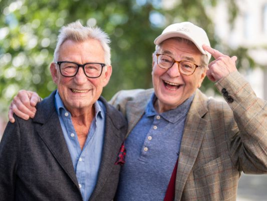 Heinz Marecek und Erwin Steinhauer hatten auch bei der Premiere Spaß Heinz Marecek und Erwin Steinhauer hatten auch bei der Premiere Spaß